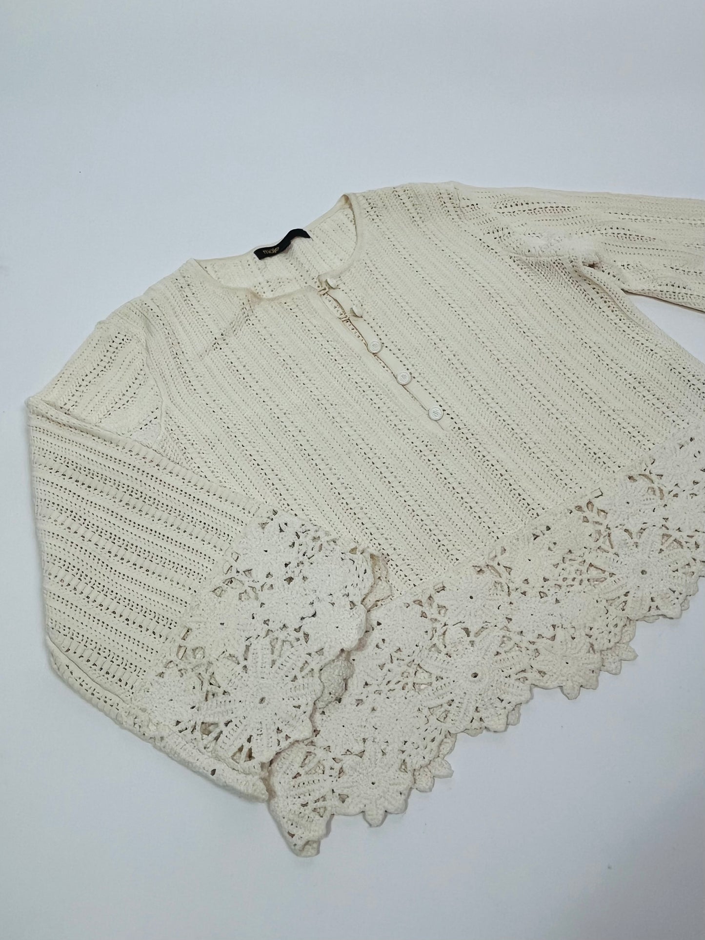 Maje crochet top