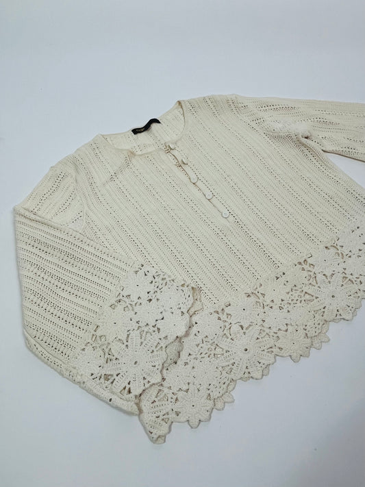 Maje crochet top