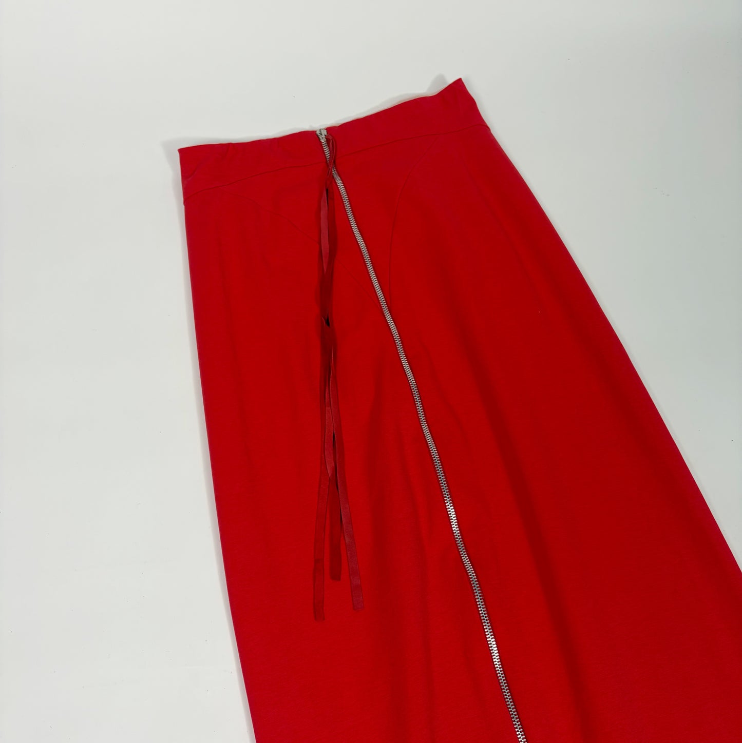 Acne Red Maxi Skirt