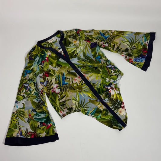 L'Agence Tropical Print Blouse
