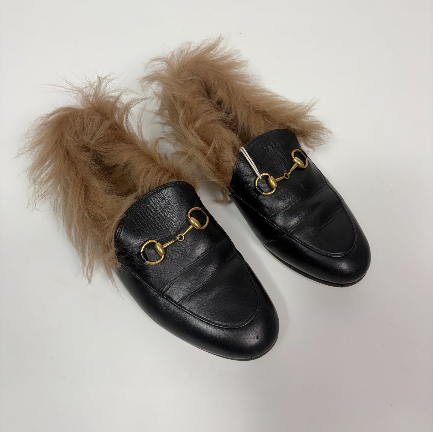 Gucci Fur Flats