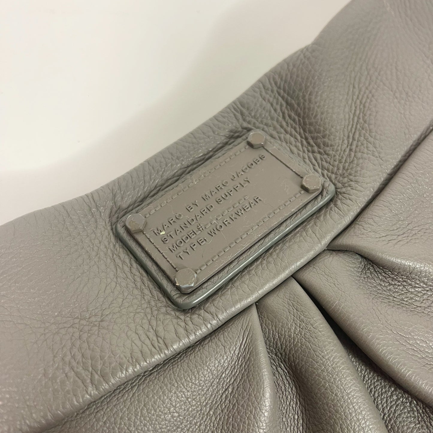 Marc Jacobs Grey Classic Q Hillier Hobo Bag