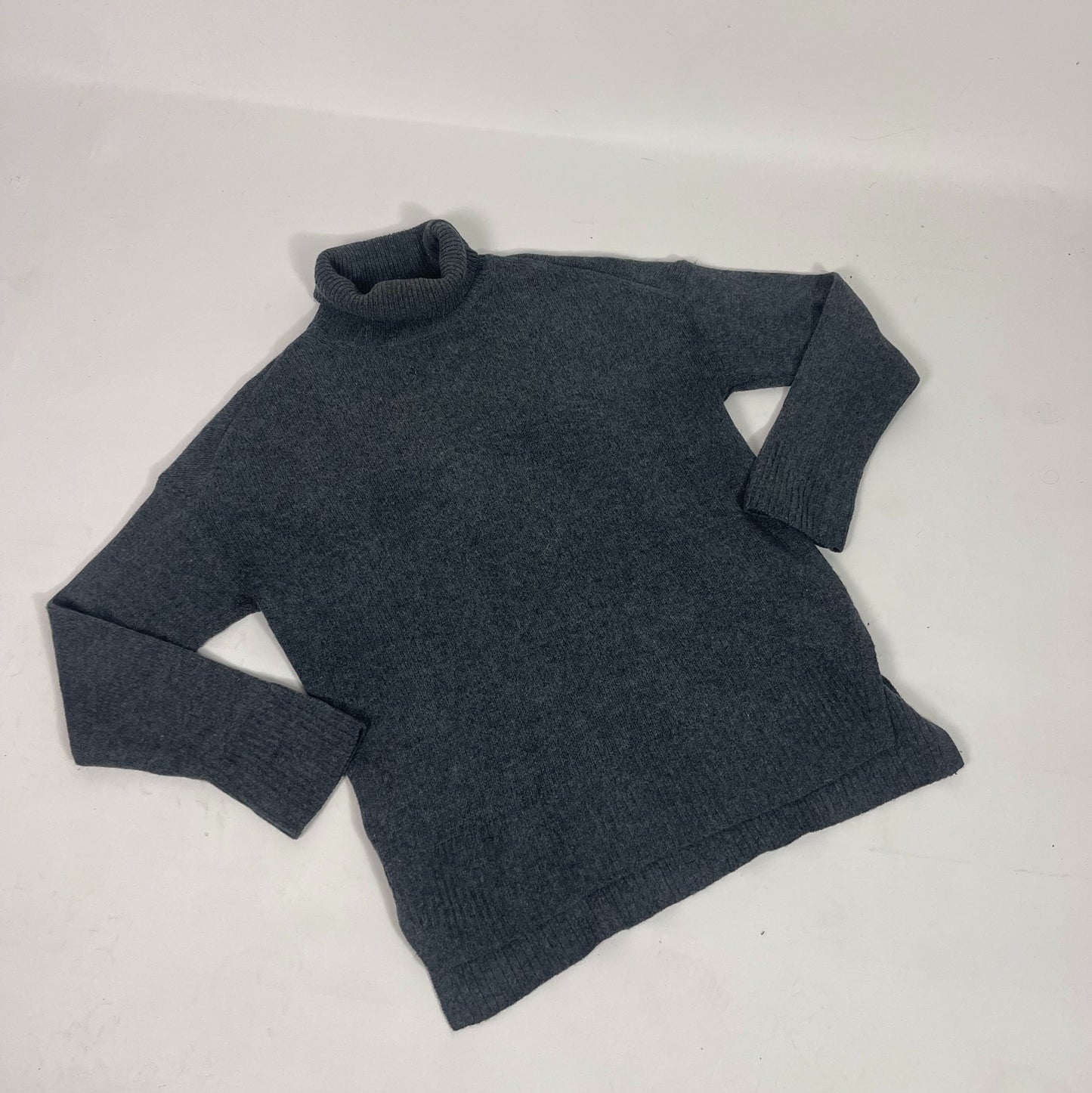 Cathrine Hammel Grey Turtle Neck Sweater