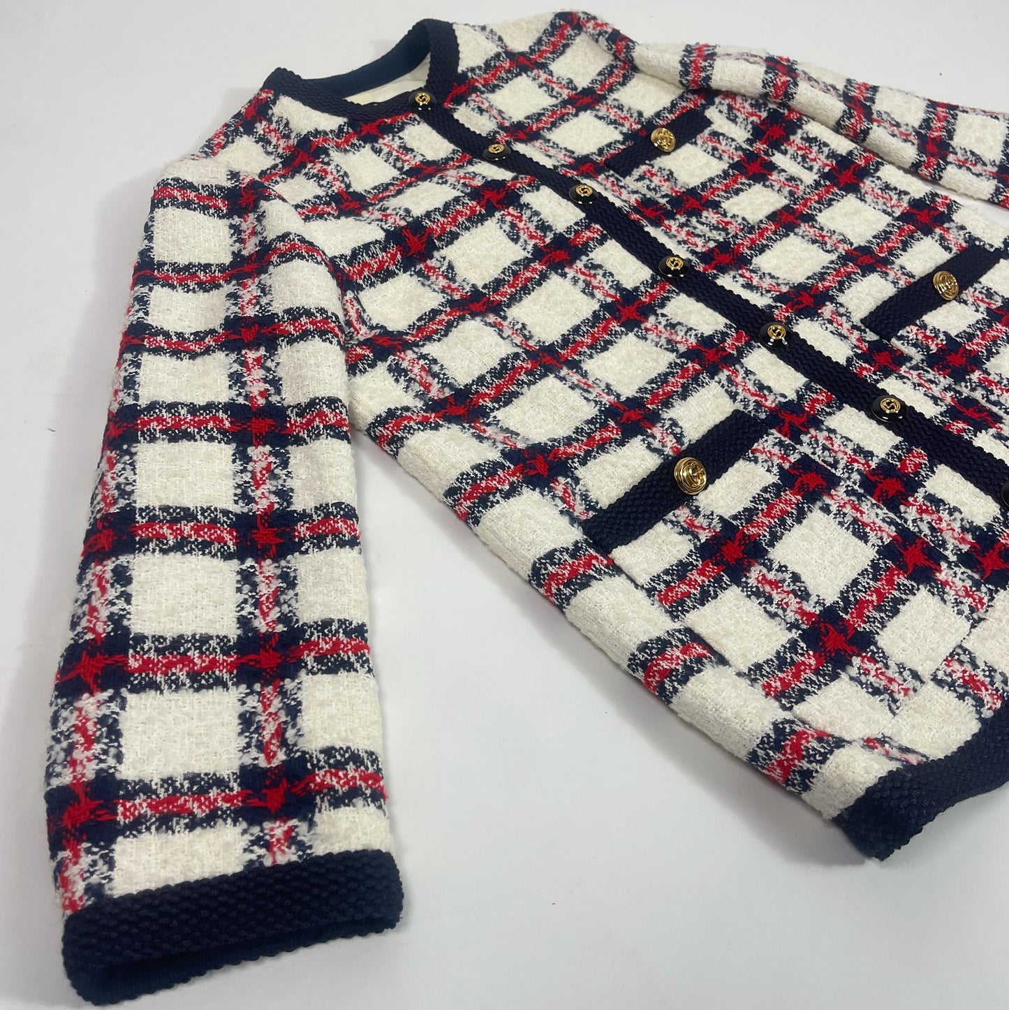 Gucci Check Tweed Jacket