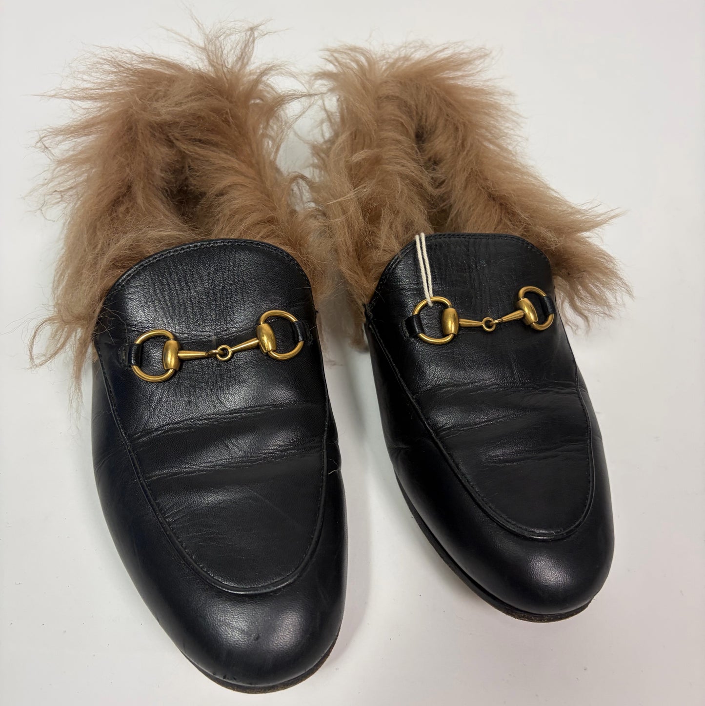 Gucci Fur Flats