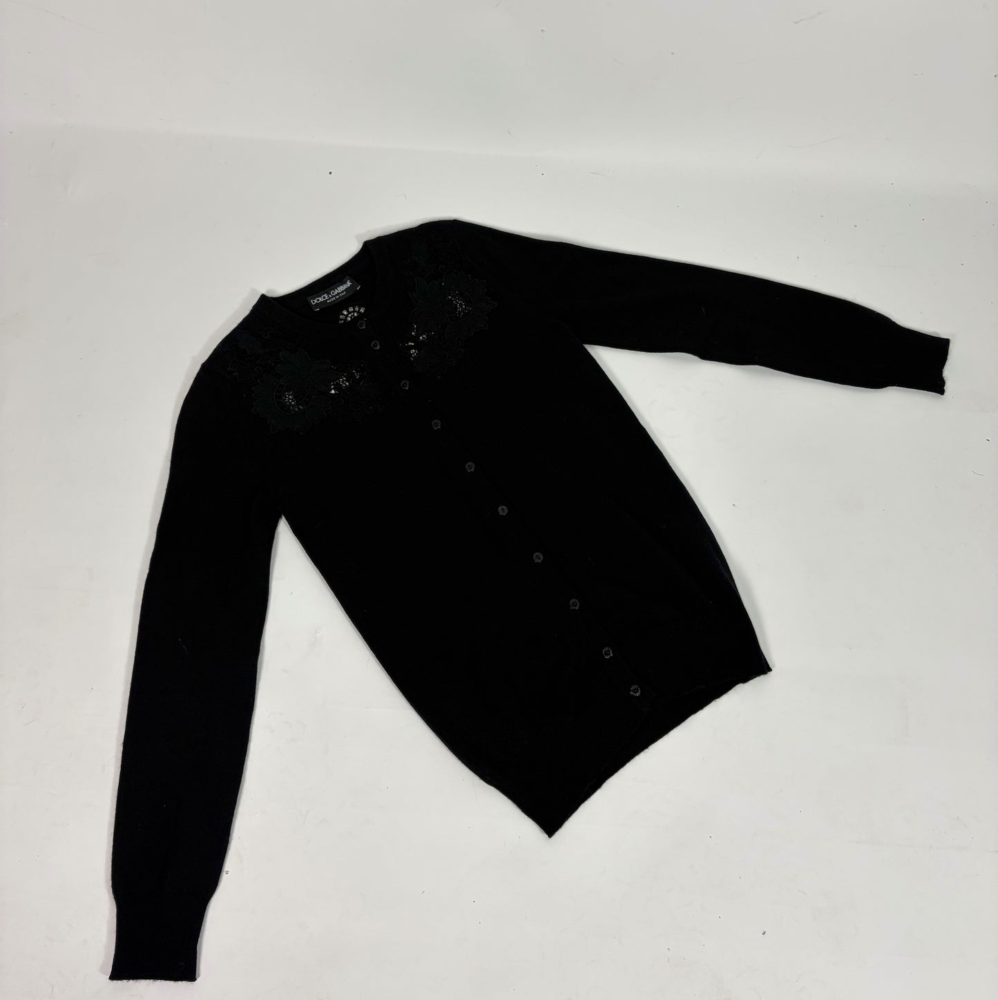 Dolce & Gabbana Black Cardigan