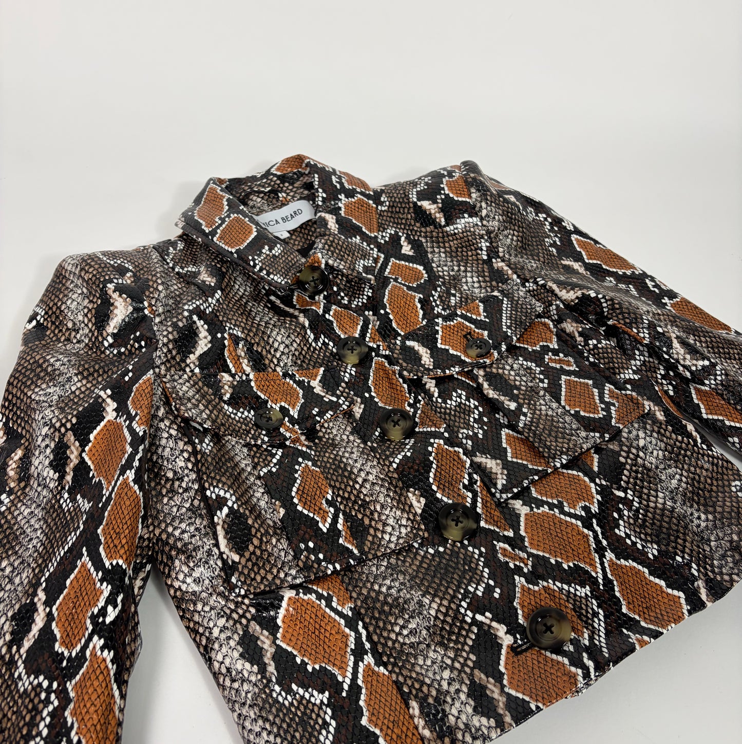Veronica Beard Snake Print Jacket