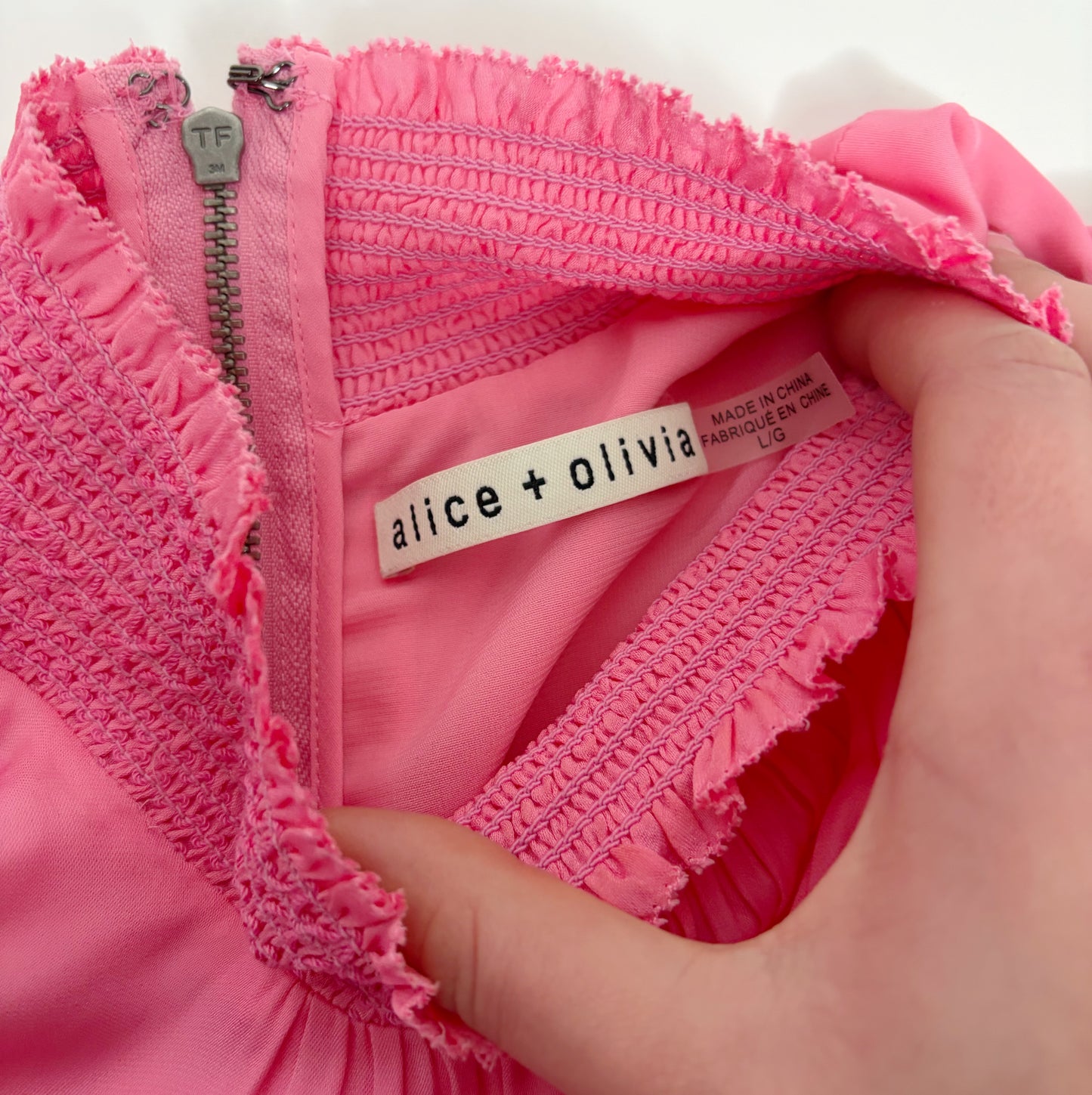 Alice and Olive Pink Mini Dress