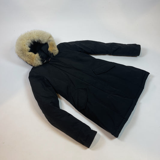 Black Woolrich Parka