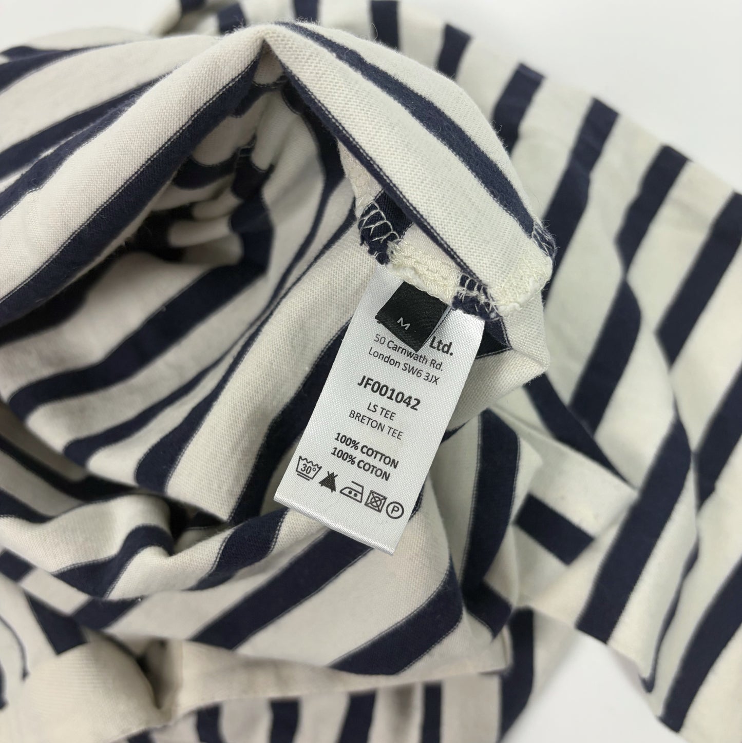 Joseph Black and White Long Sleeve Top