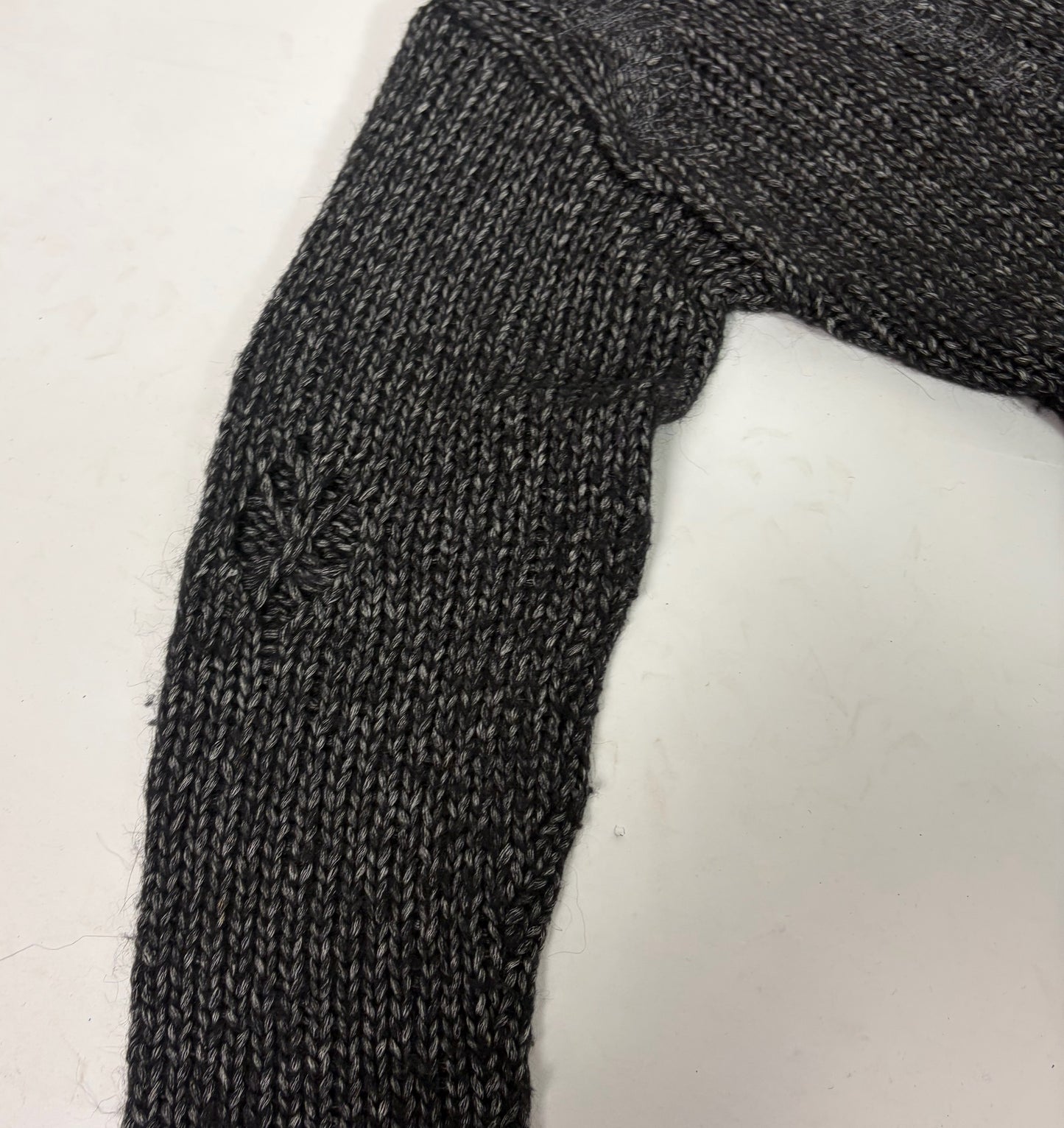 R13 Grey Knit Sweater