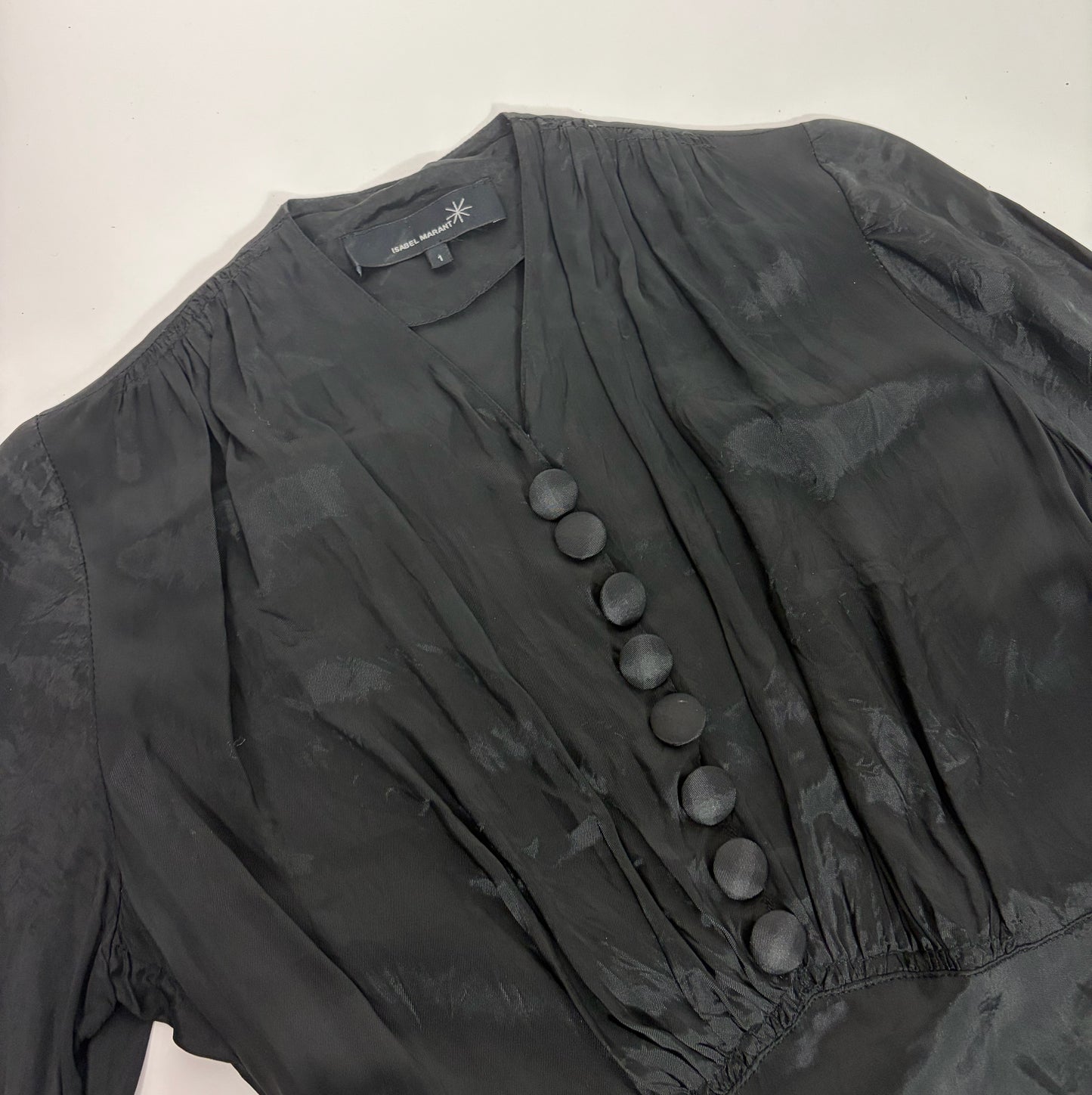 Isabel Marant Black Midi Dress ( Vintage )