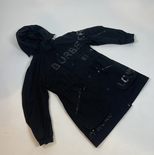 Burberry Logo Print Raincoat