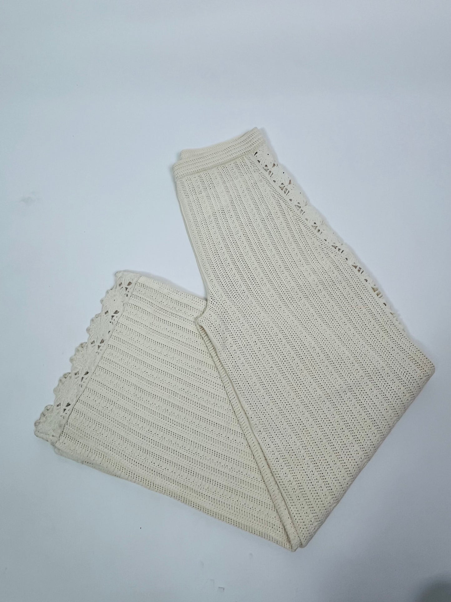 Maje crochet crop trouser
