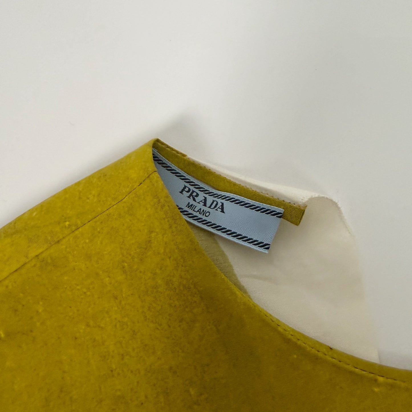 Prada Mustard Top