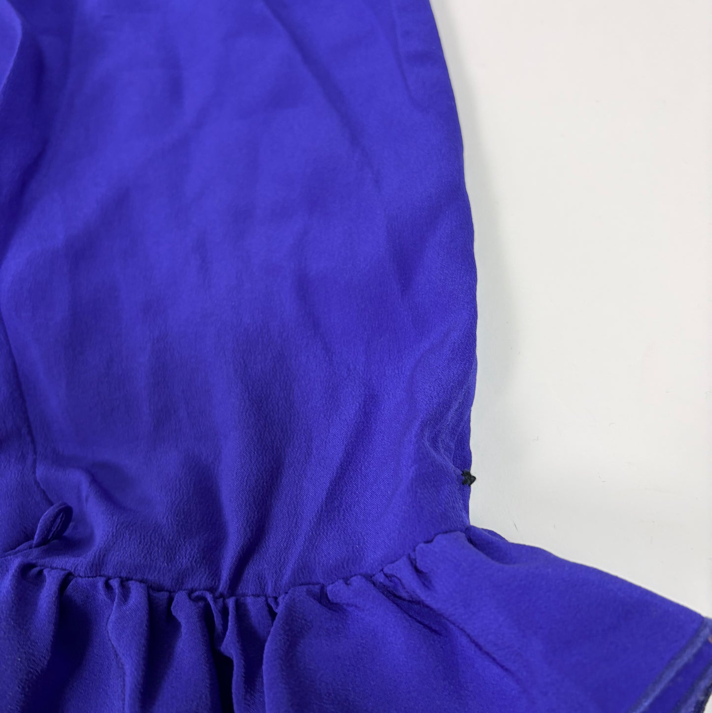 Victoria Beckham Purple Silk Blouse