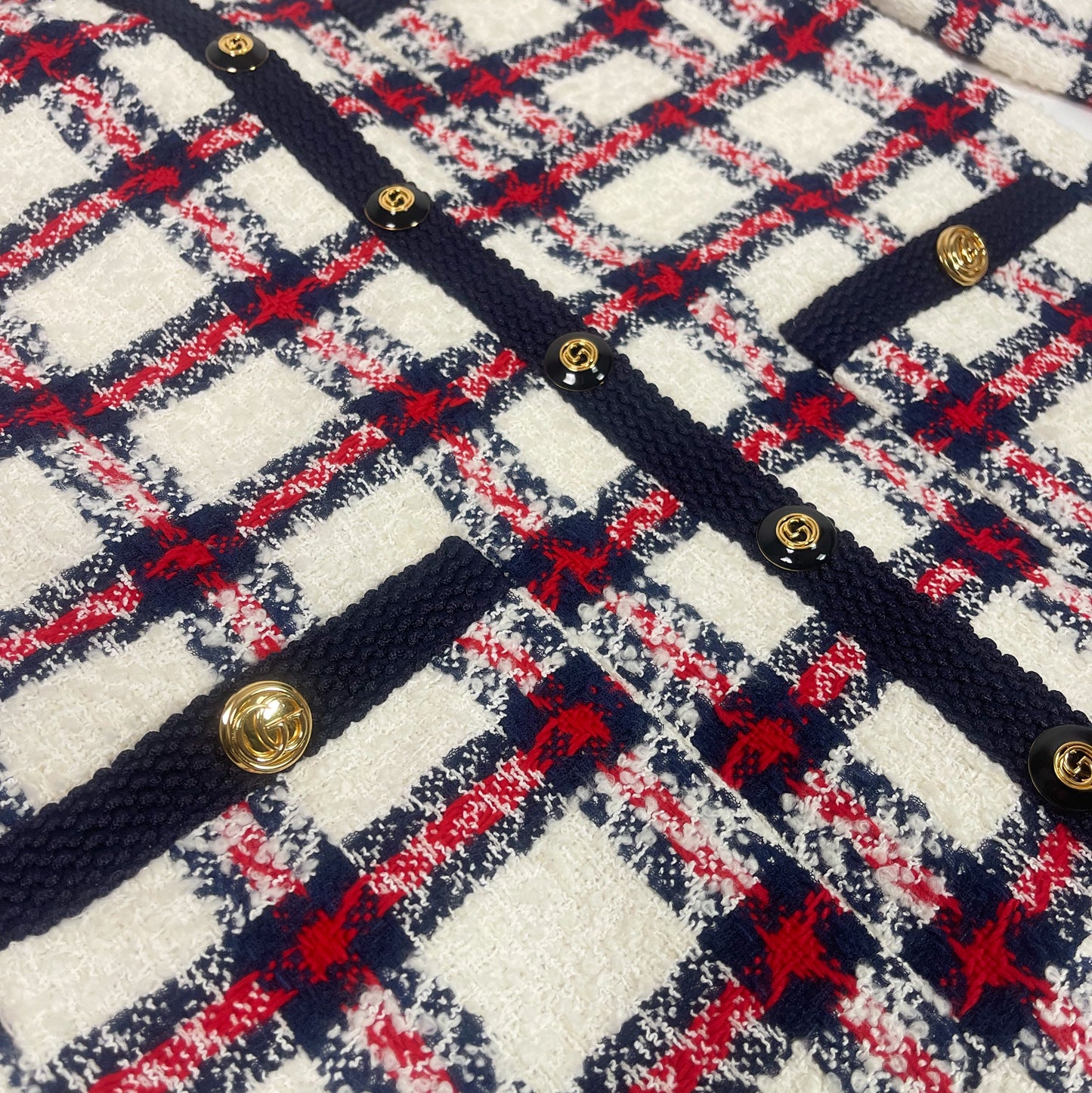 Gucci Check Tweed Jacket