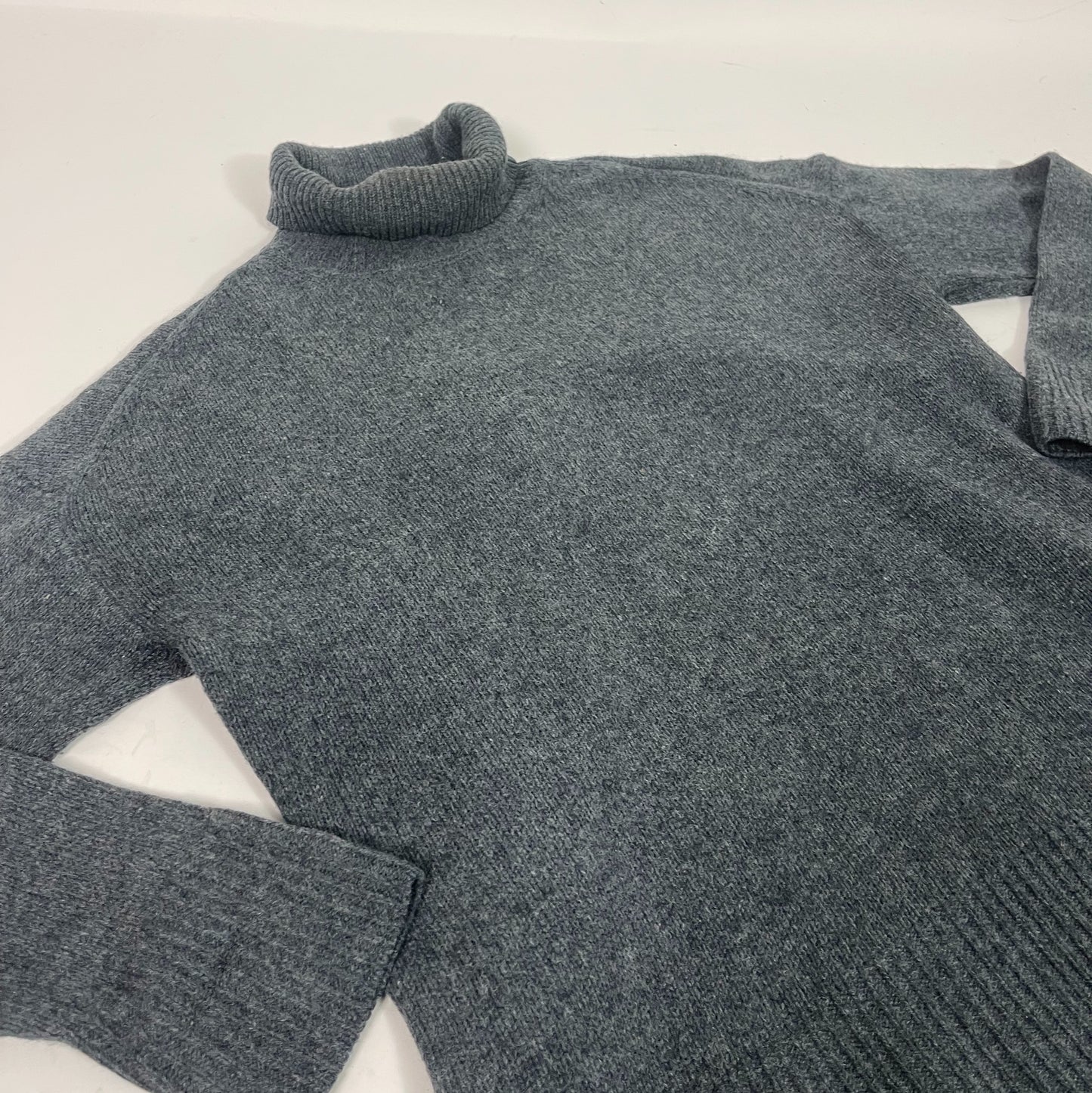Cathrine Hammel Grey Turtle Neck Sweater