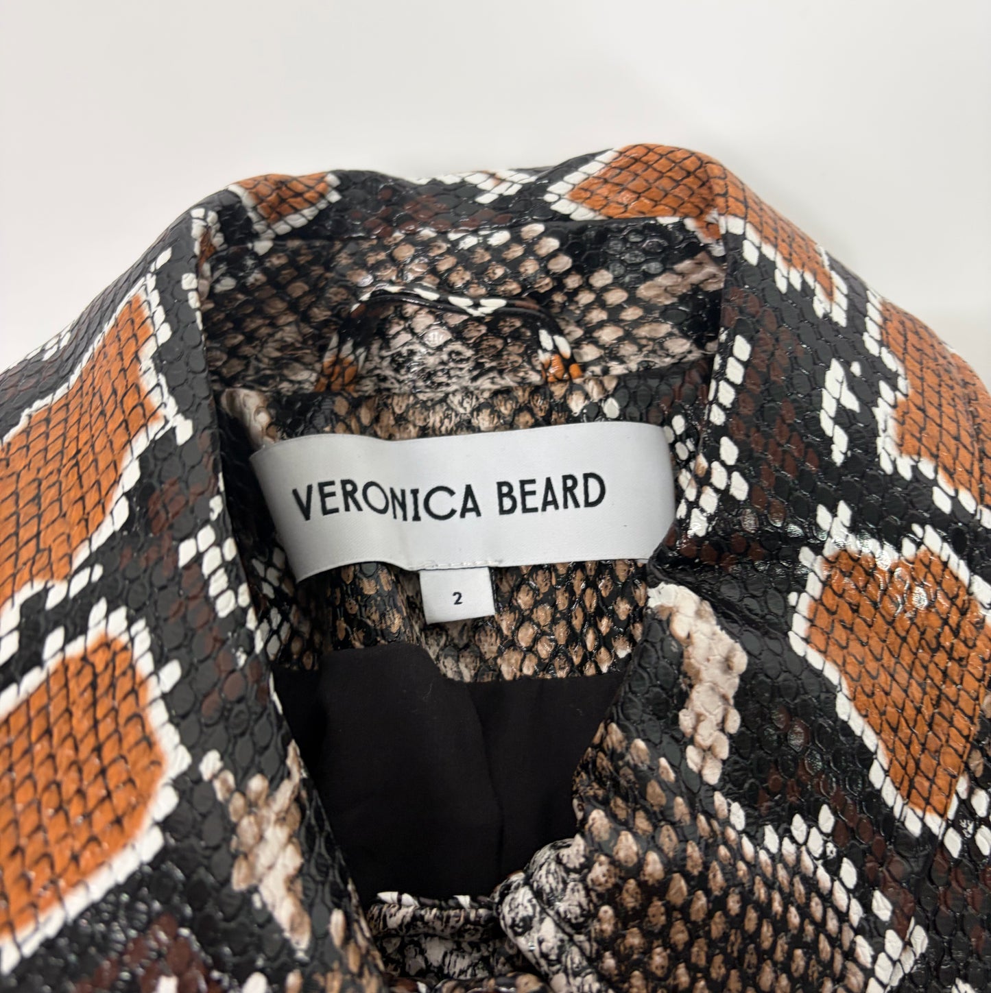 Veronica Beard Snake Print Jacket