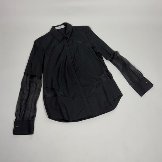 Prabal Gurung Black Mesh Shirt