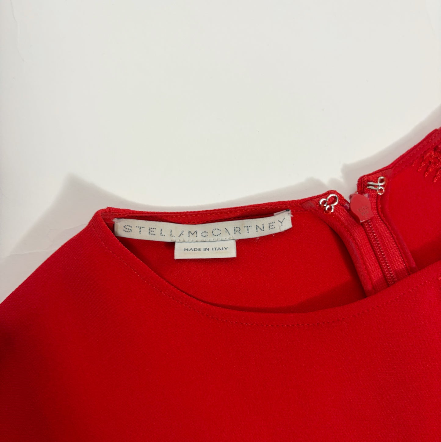 Stella McCartney Red crepe and lace Dress