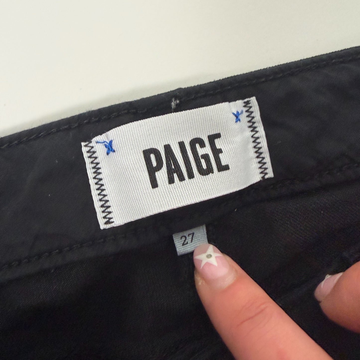 Paige Black Skinny Jeans