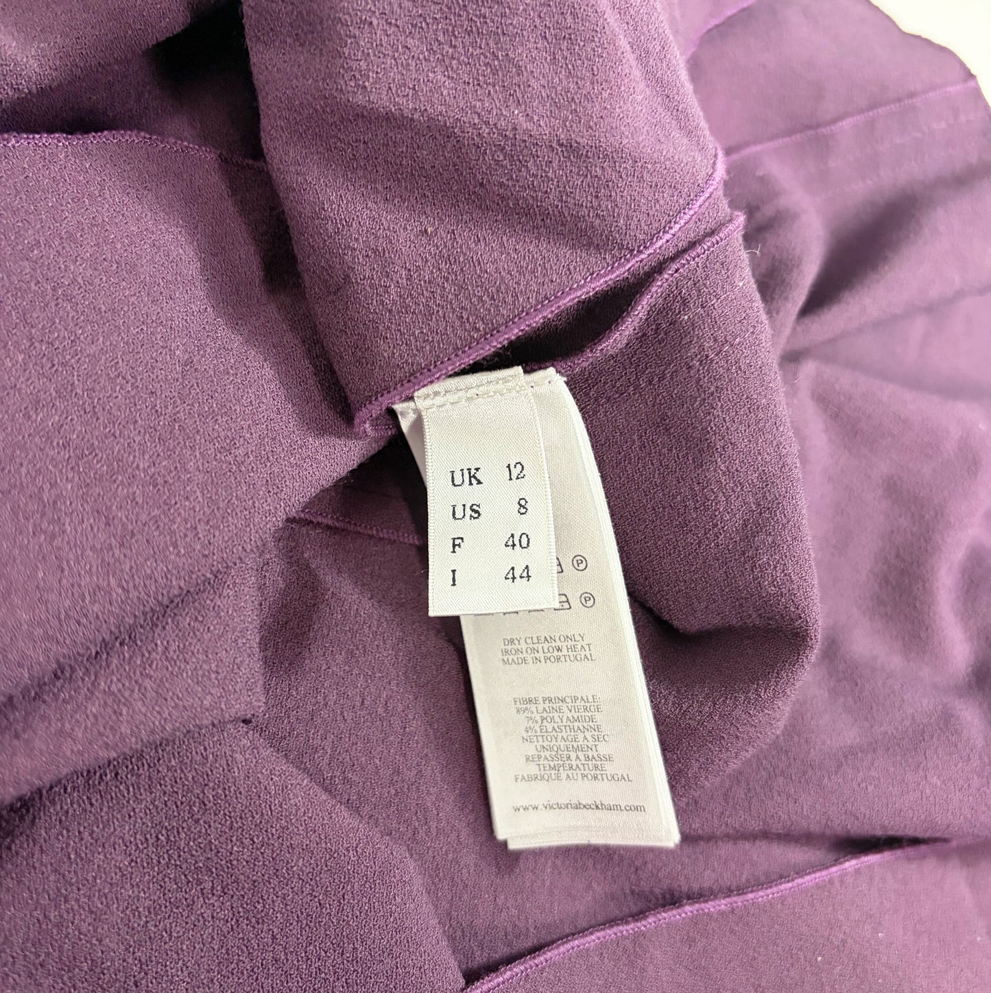 Victoria Beckham Plum Dress