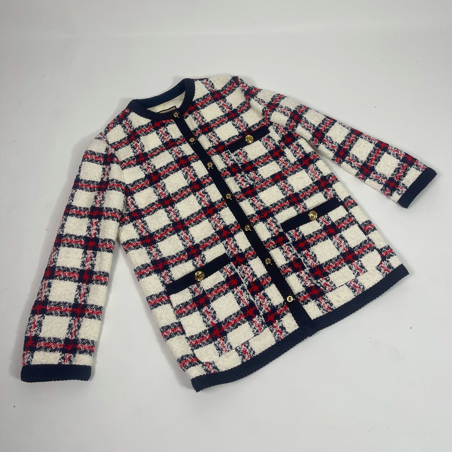 Gucci Check Tweed Jacket