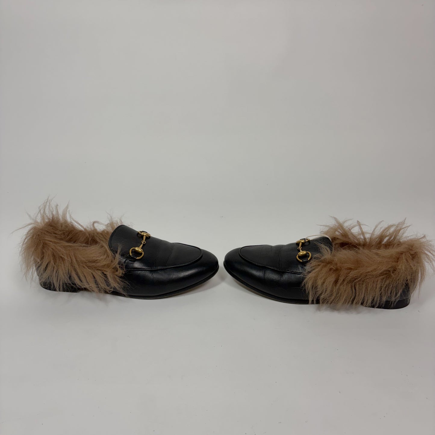 Gucci Fur Flats