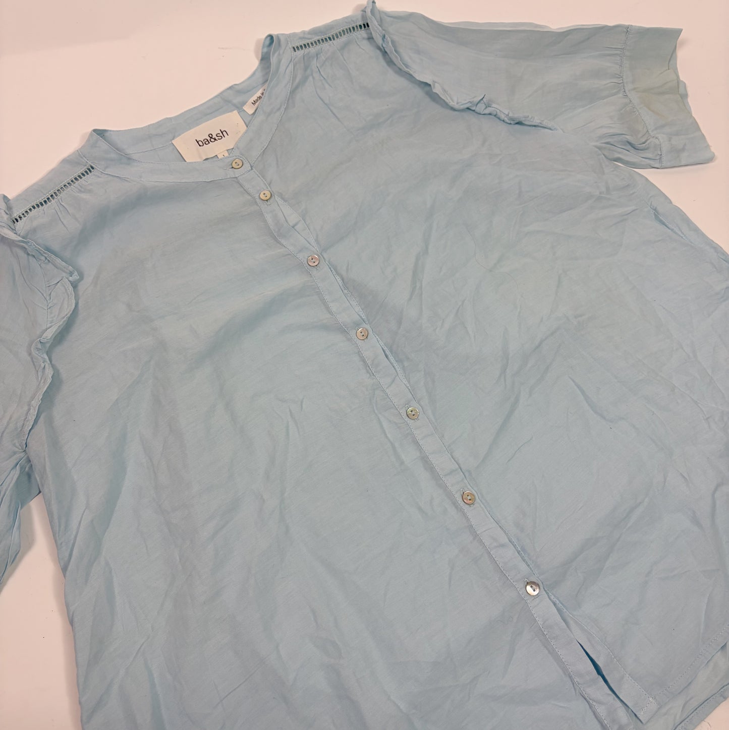 ba&sh Blue Blouse