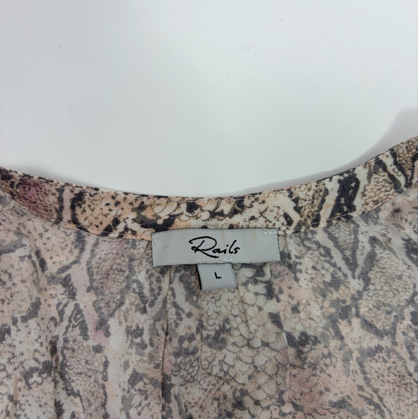 Rails Snake Print Blouse