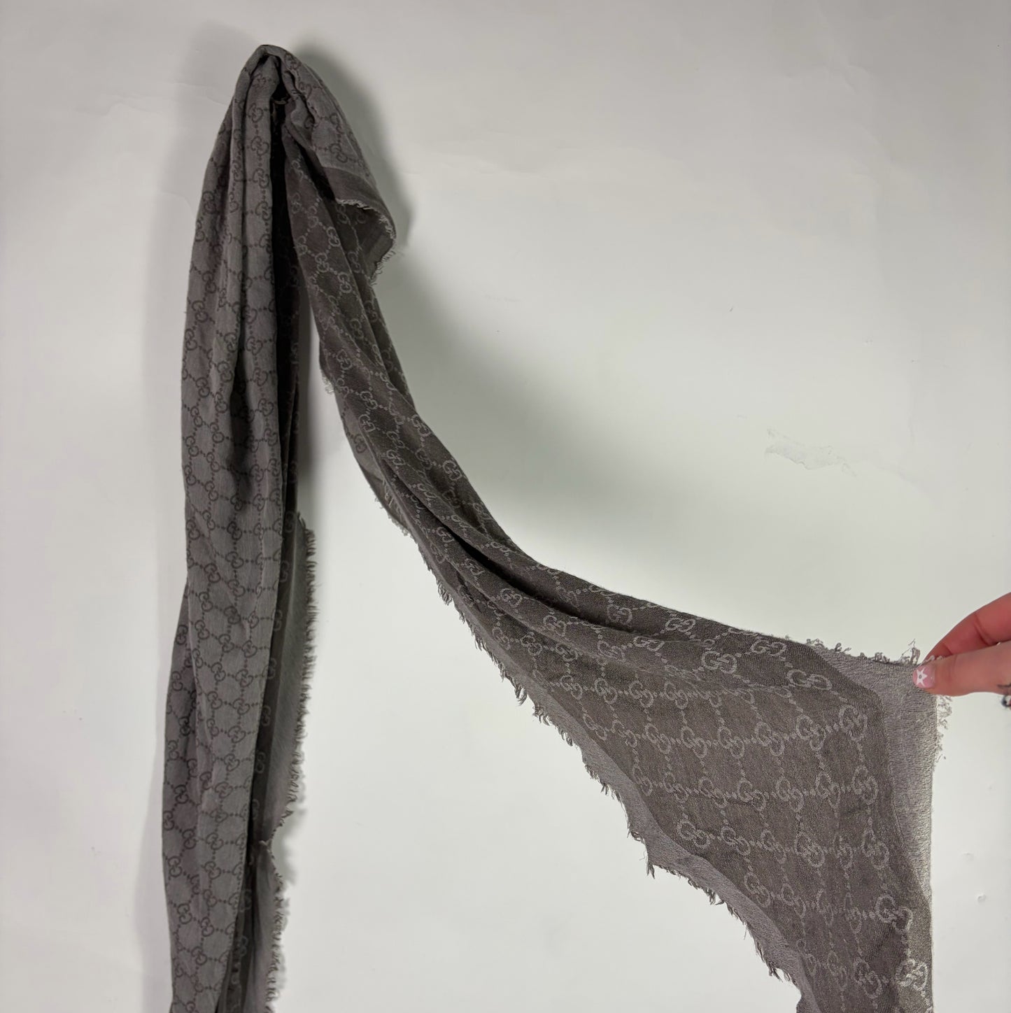 Gucci Grey Scarf