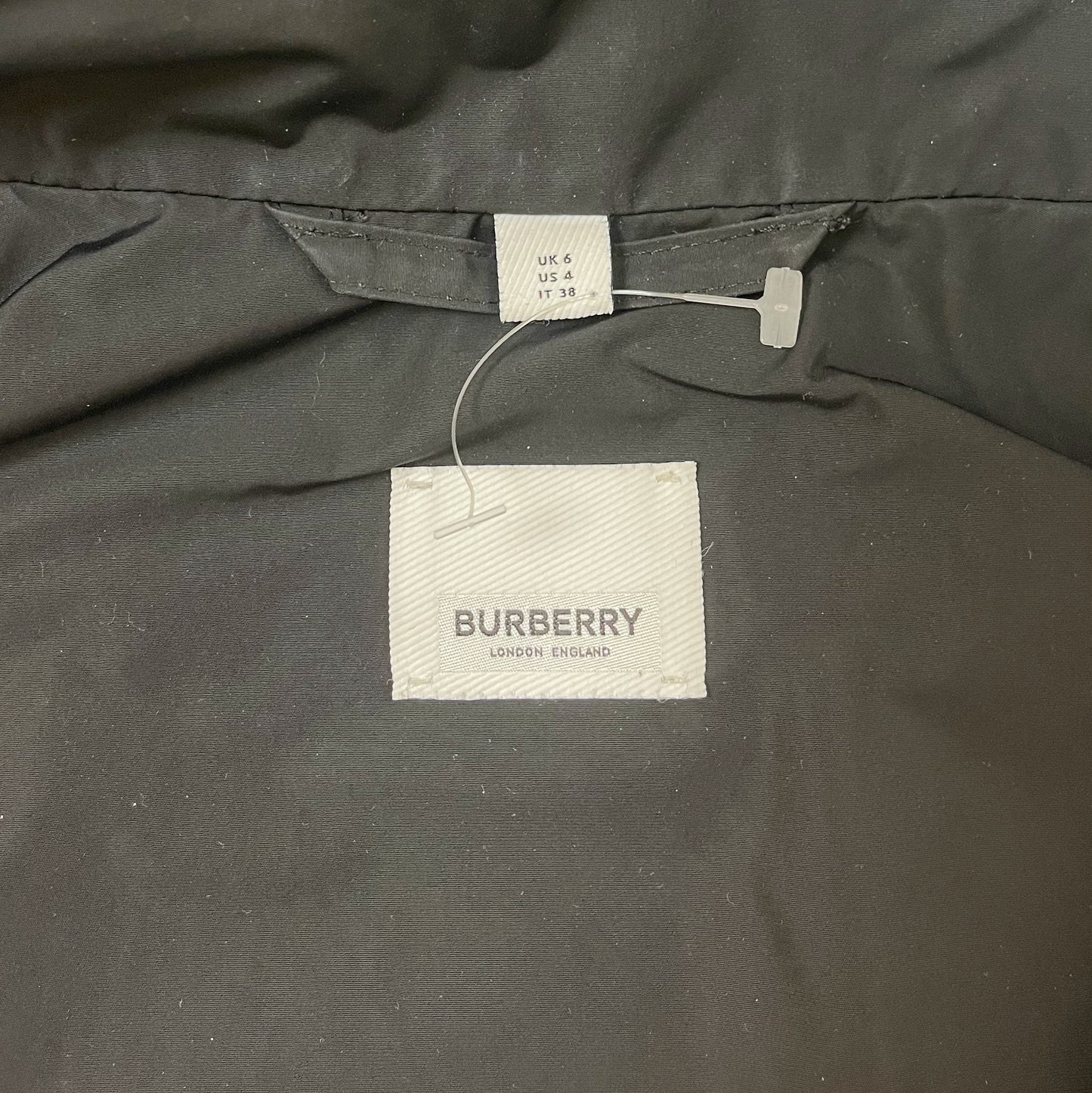 Burberry Logo Print Raincoat