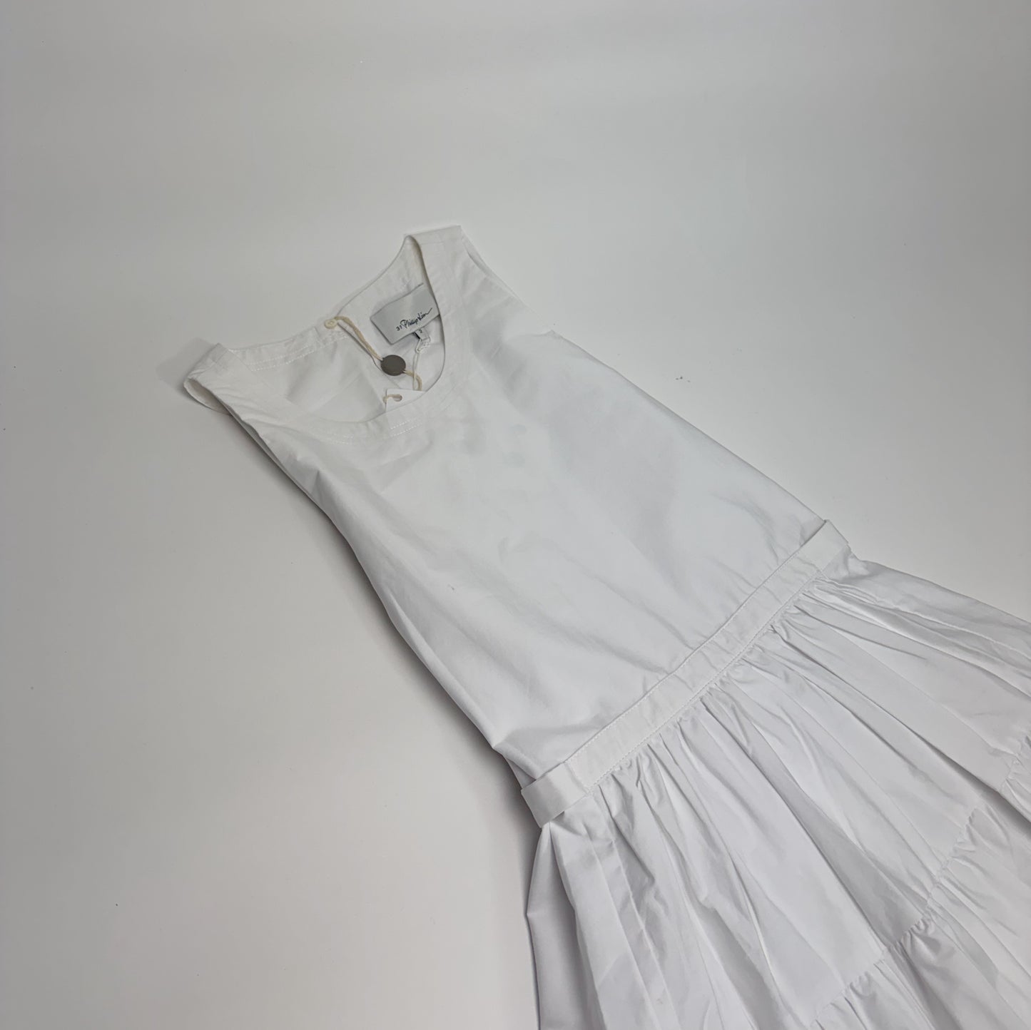 Phillip Lim White Poplin Maxi Dress