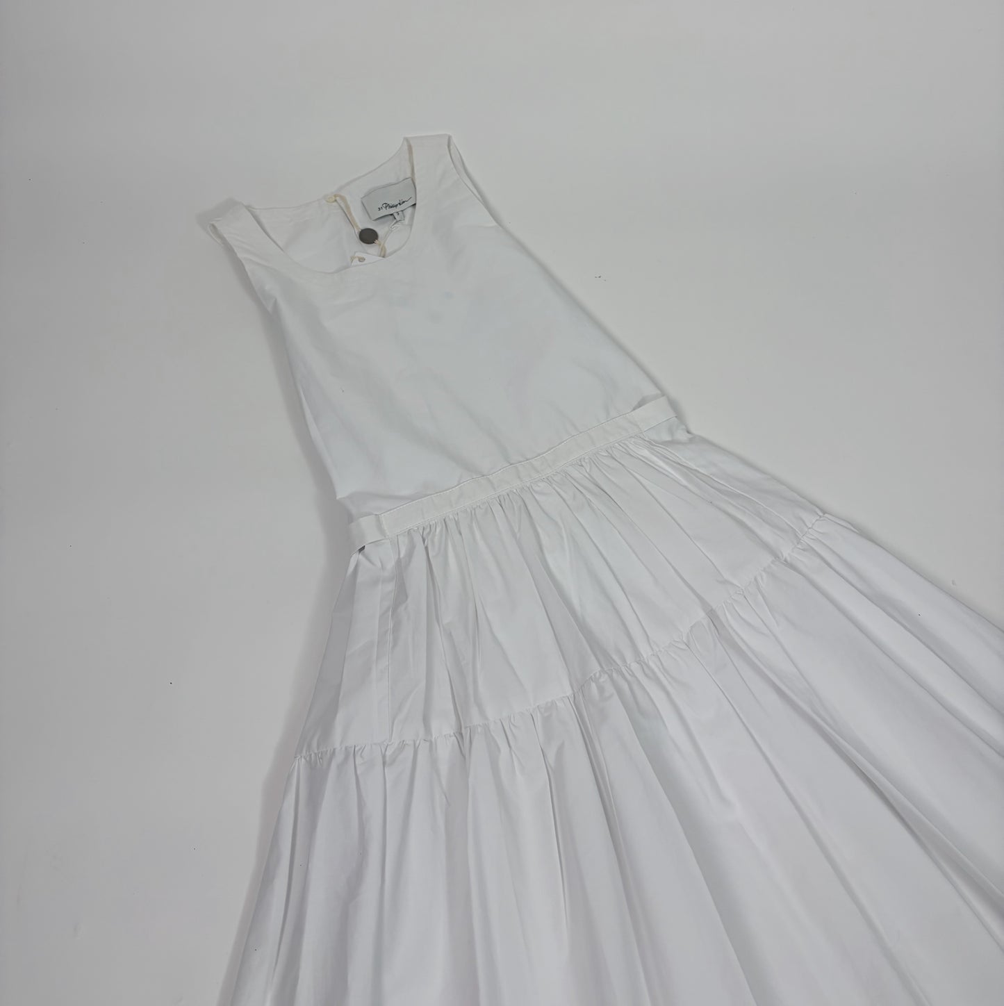 Phillip Lim White Poplin Maxi Dress