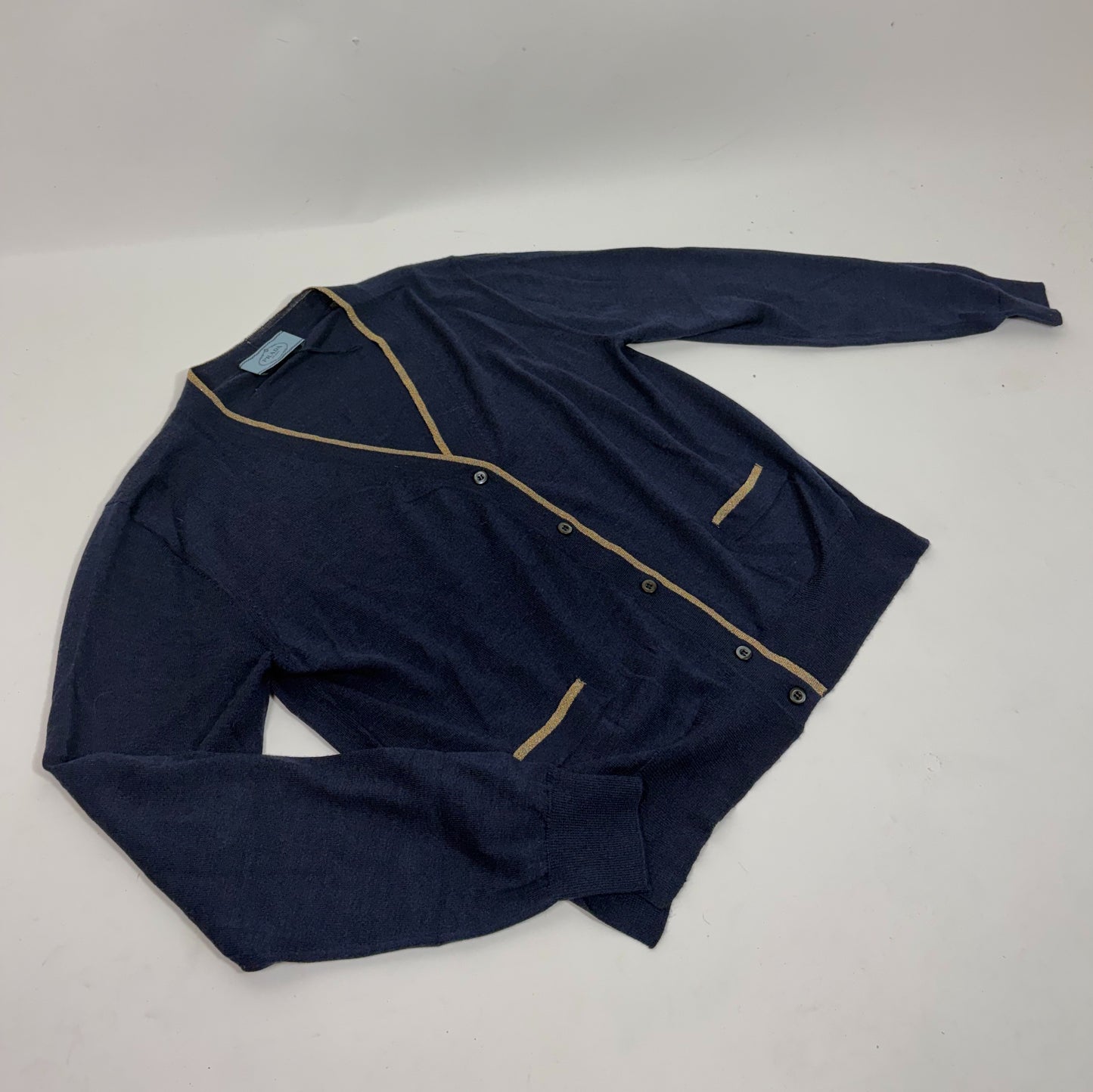 Prada Navy Cardigan