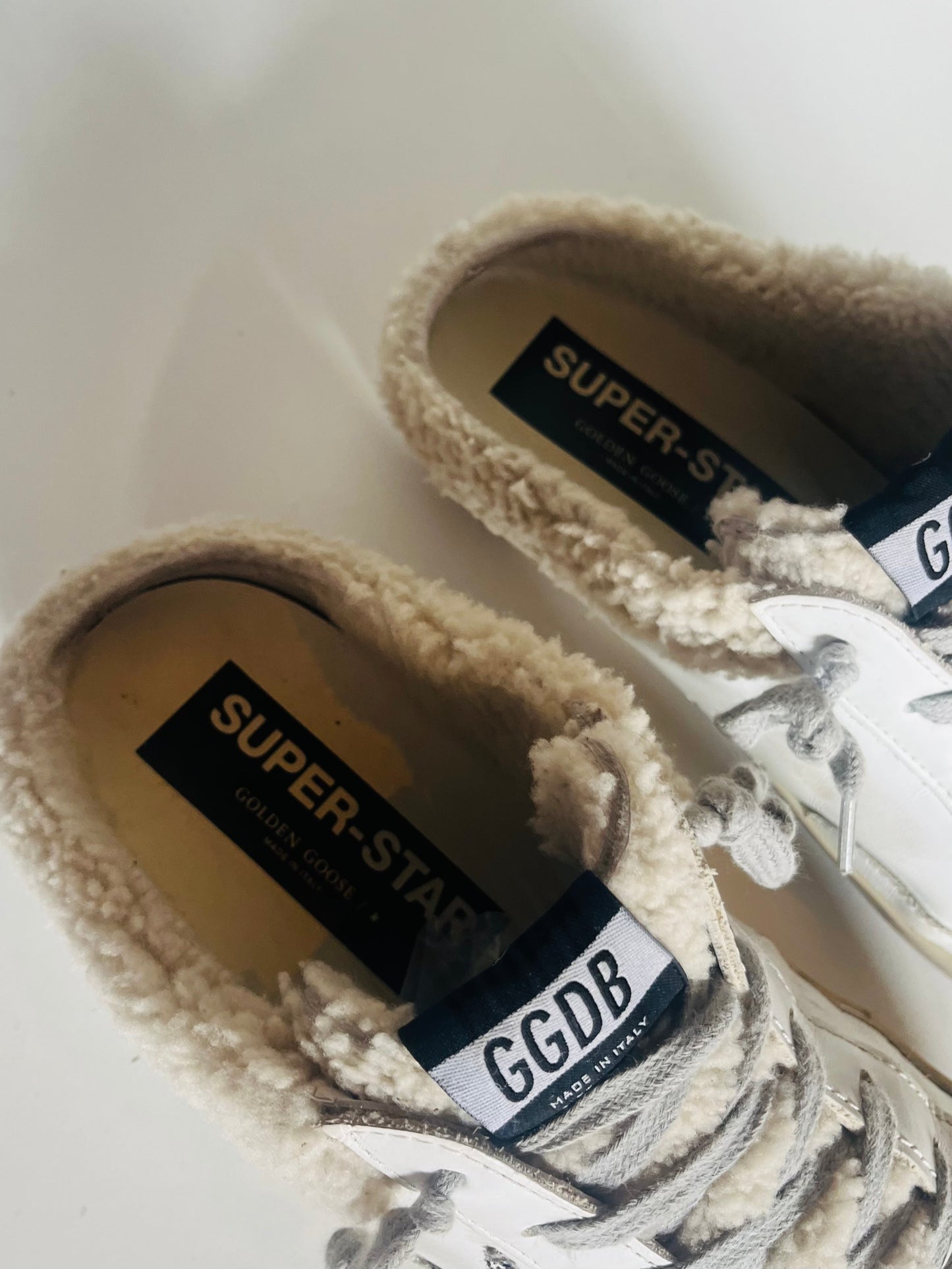 Golden Goose Deluxe backless superstars size 39