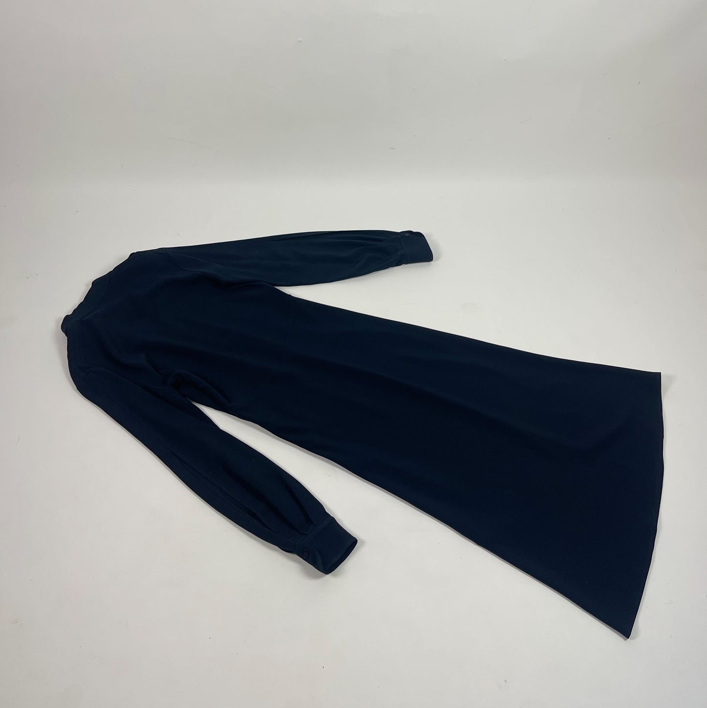 Victoria Beckham Navy Blue Midi Dress