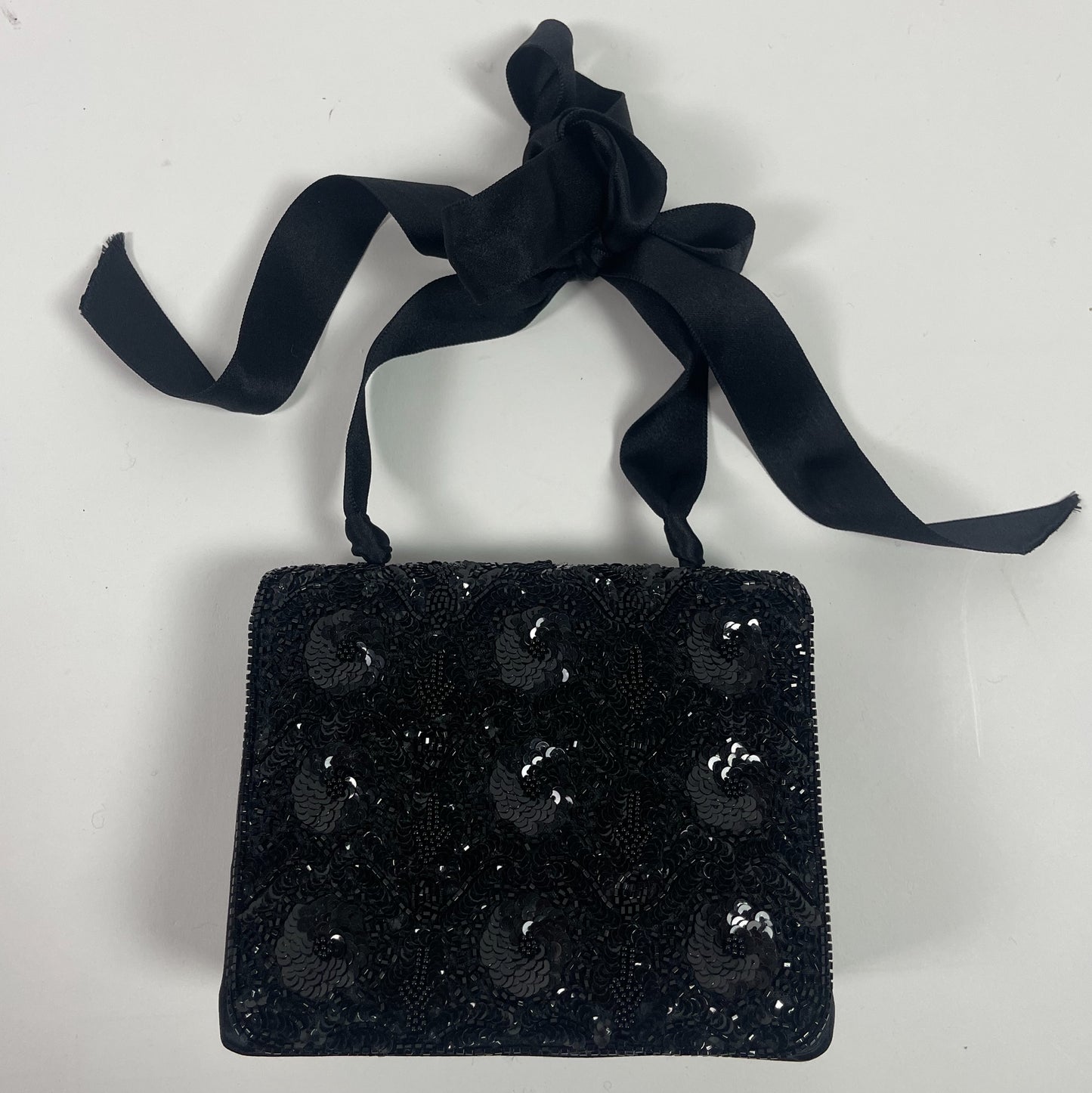 Chanel Black Sequin Handbag