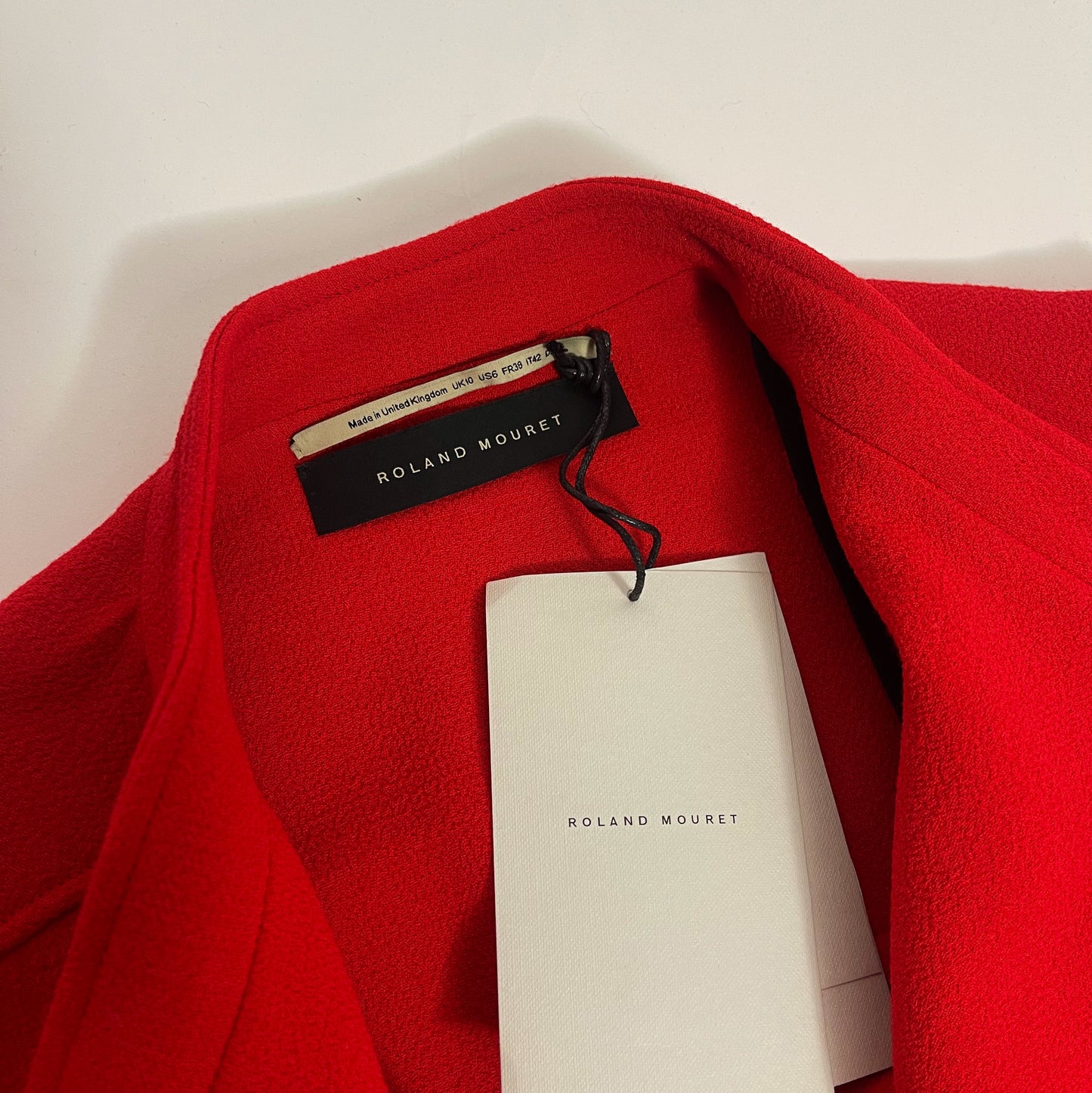 Roland Mouret Poppy Red Coat