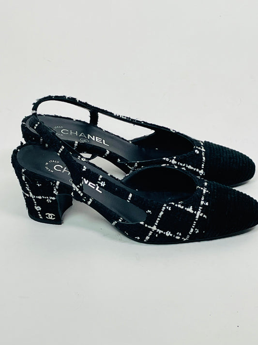 CHANEL slingback pumps