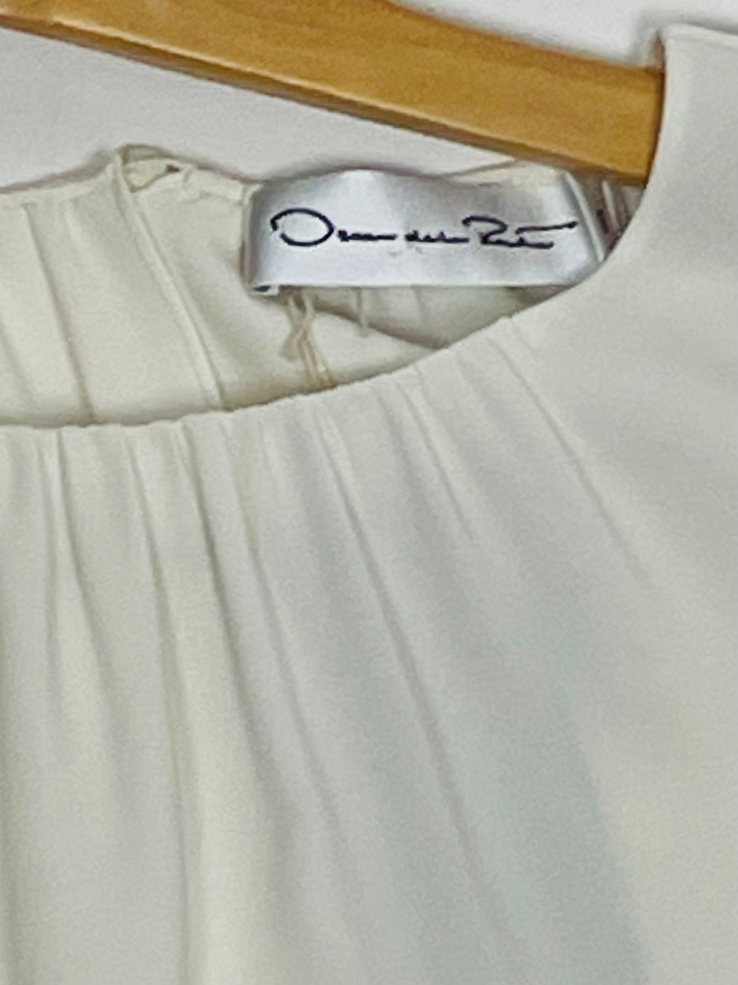 Oscar de la Renta laser cut blouse