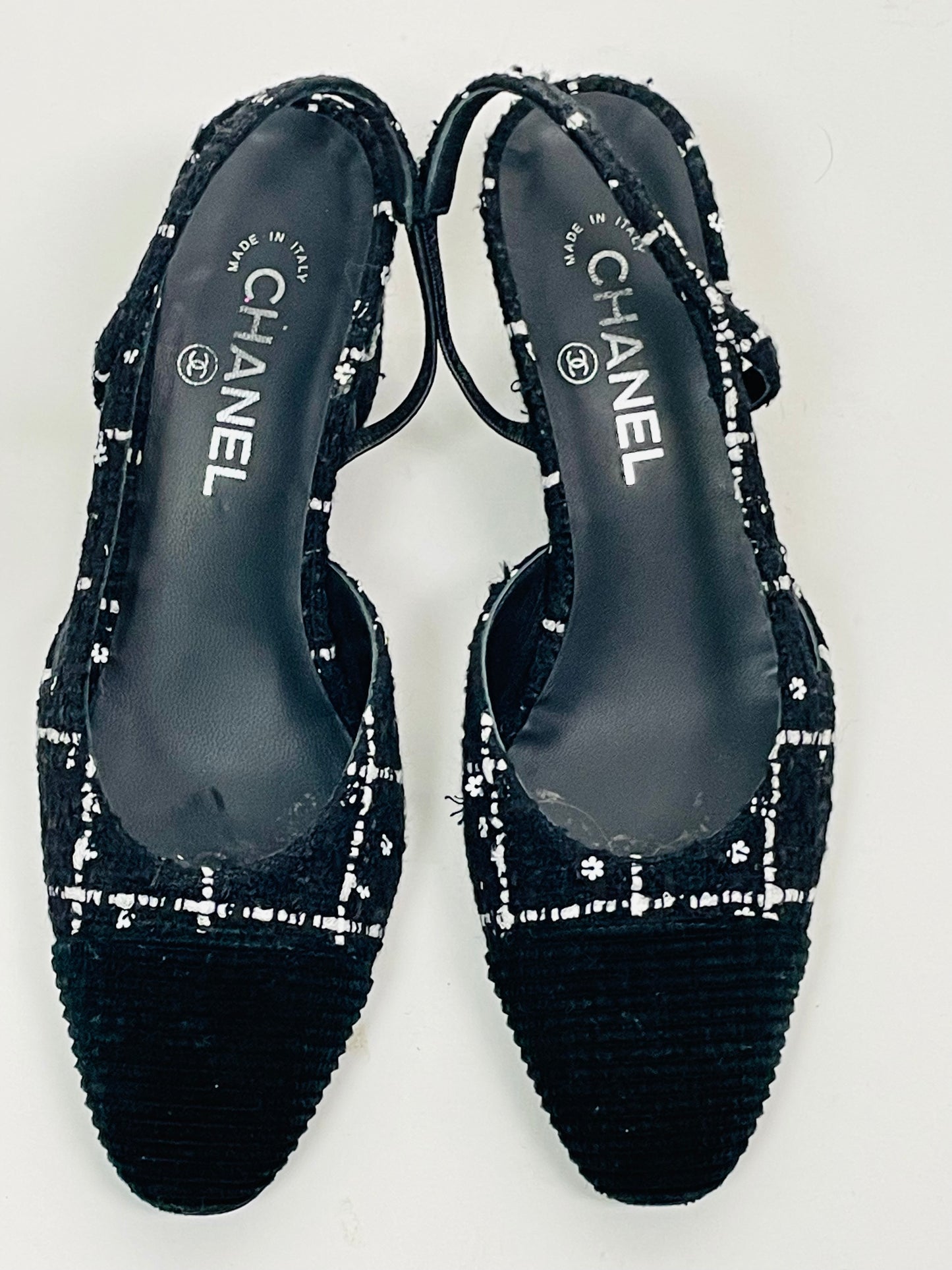 CHANEL slingback pumps