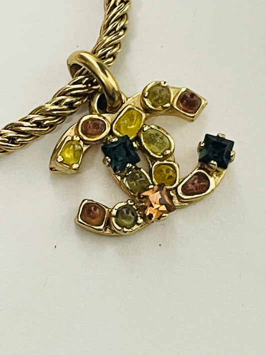 CHANEL jewel CC necklace