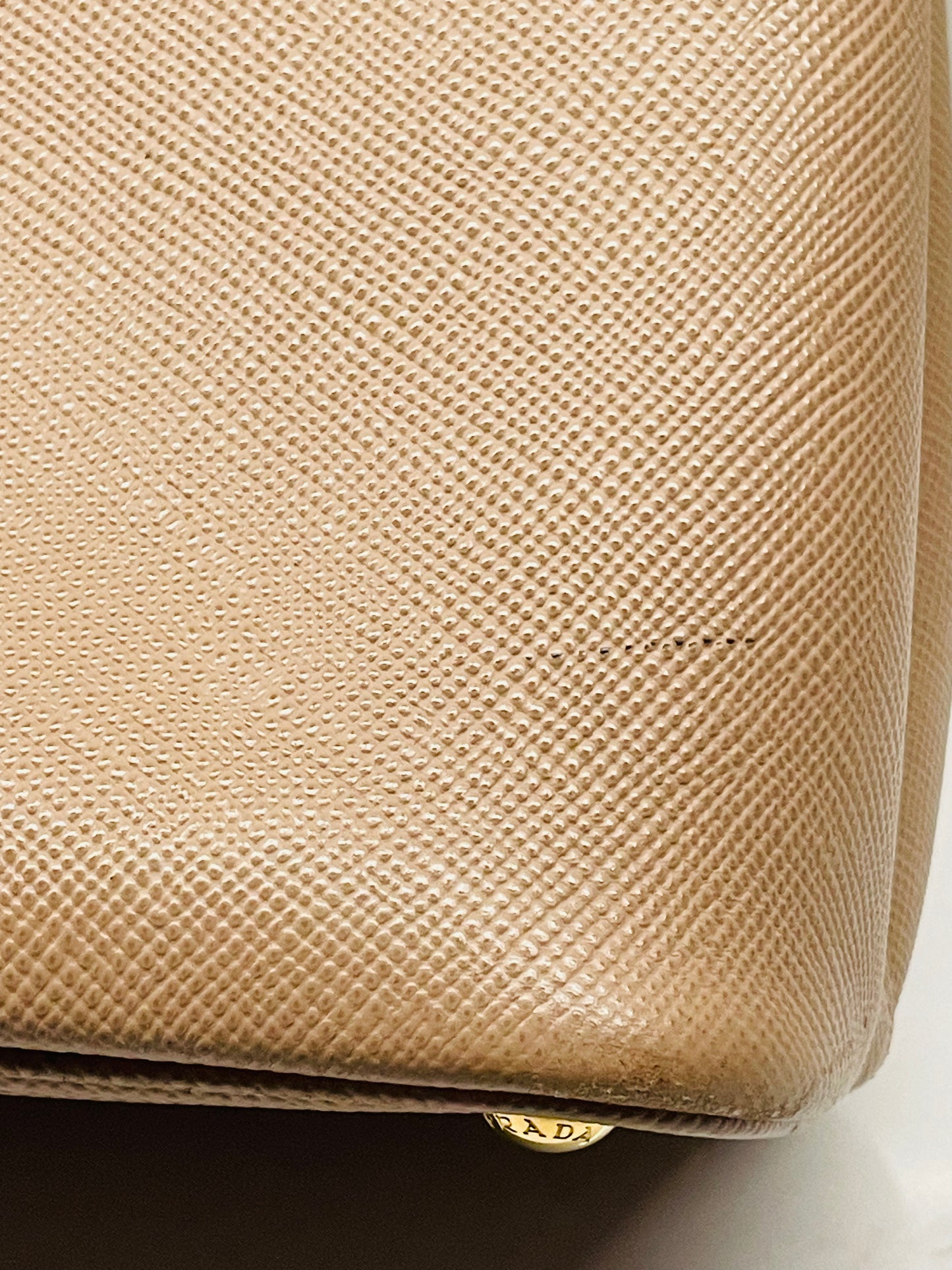 Prada double flap saffiano