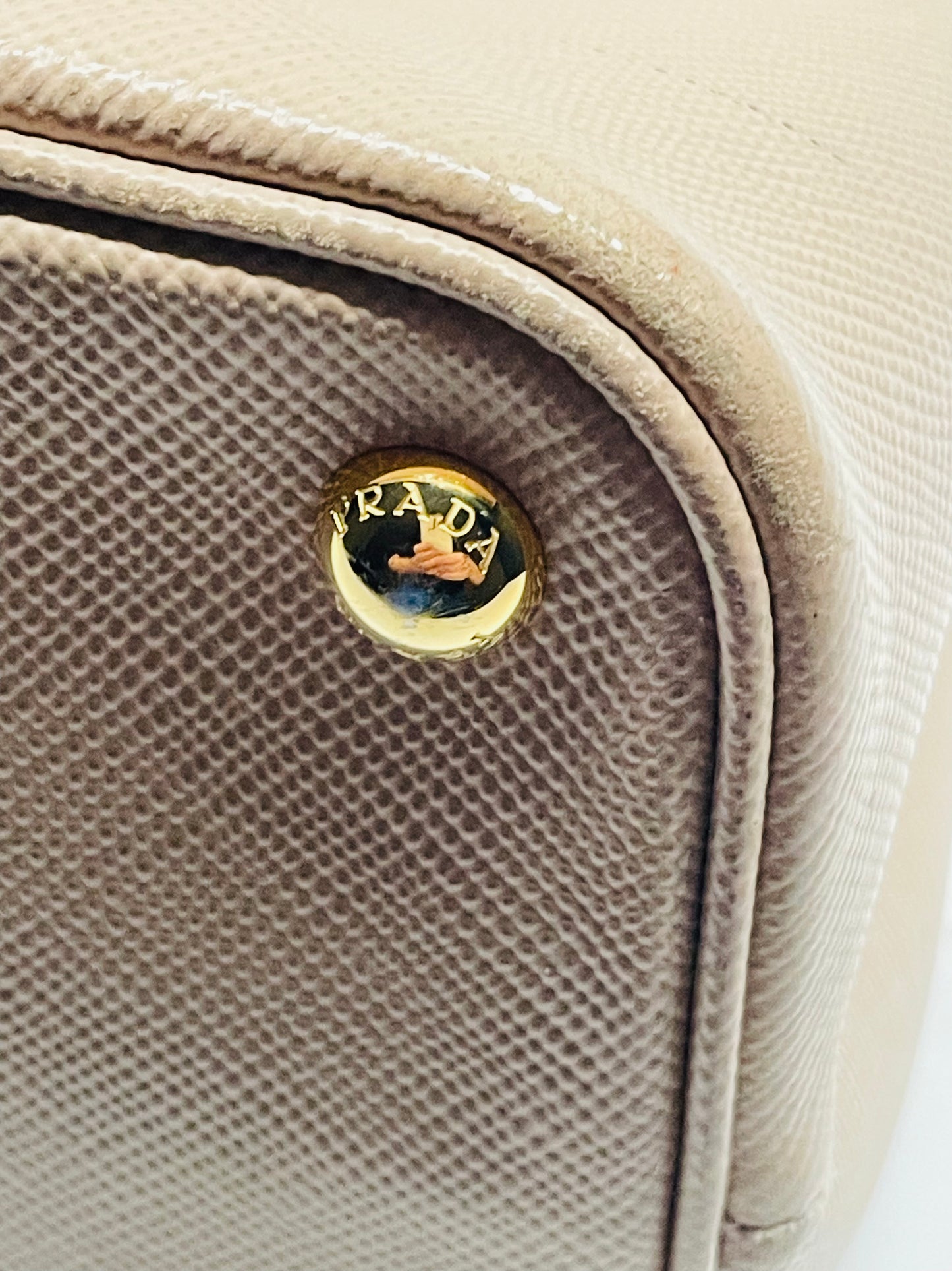 Prada double flap saffiano