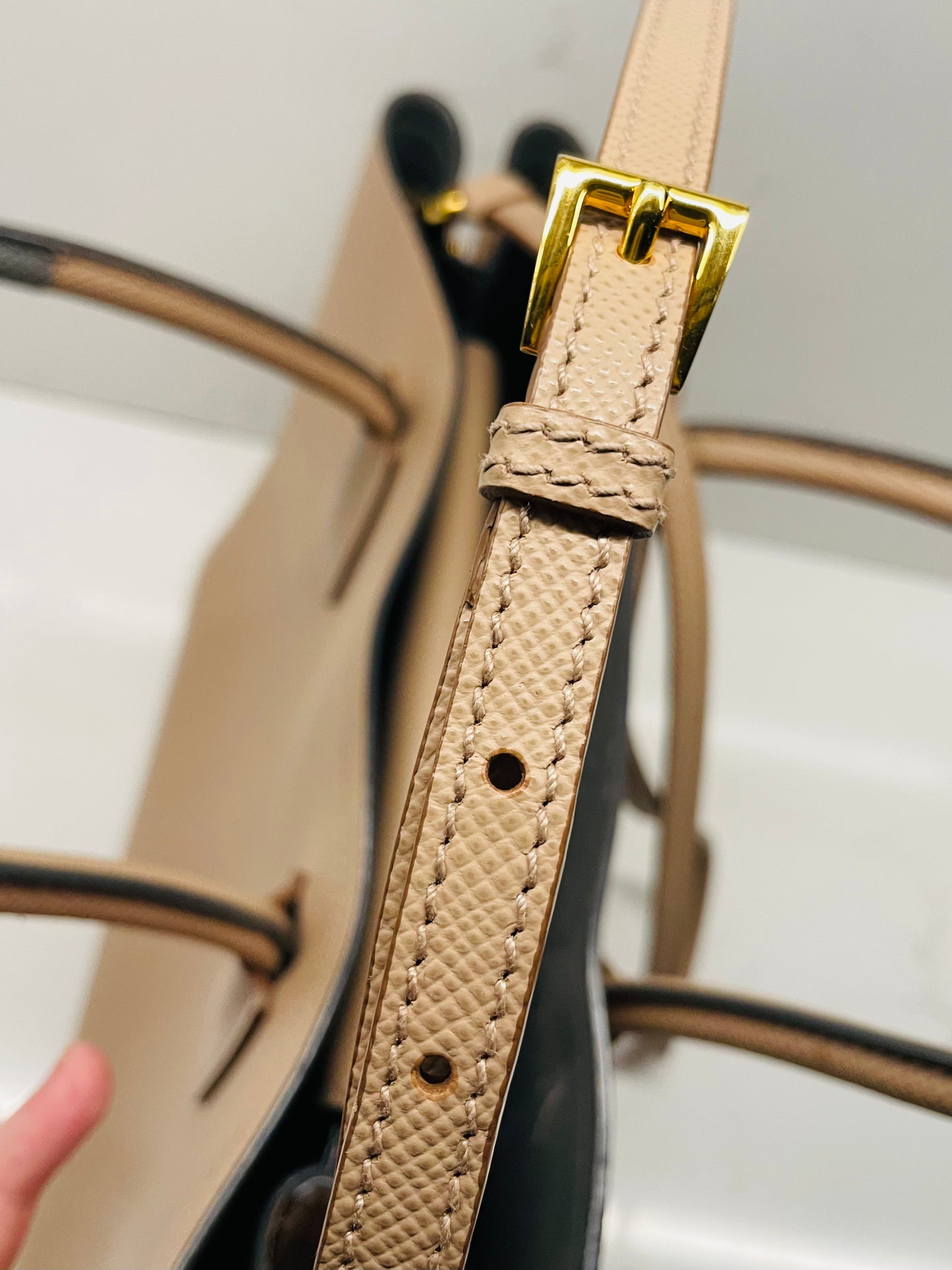 Prada double flap saffiano