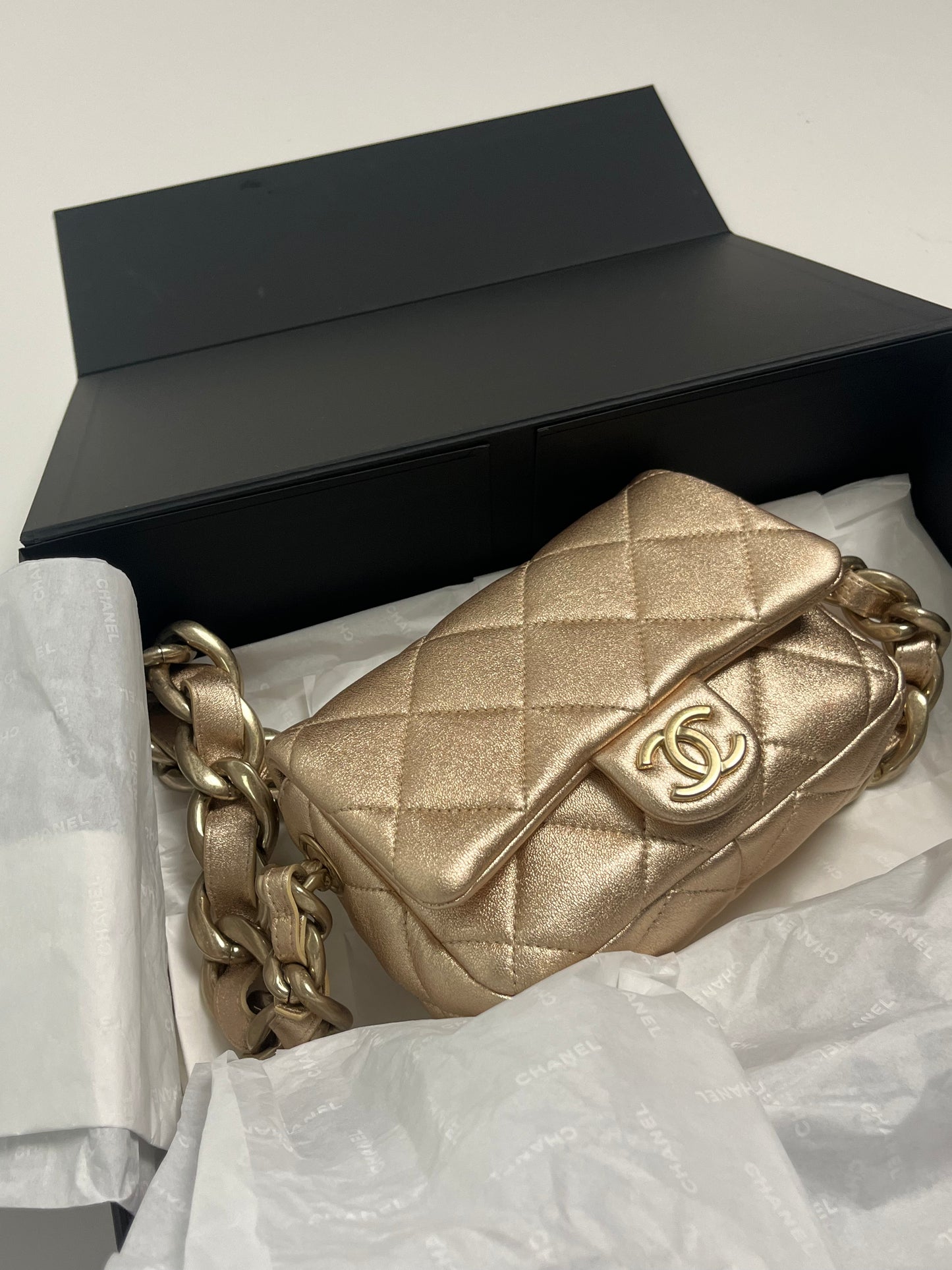CHANEL mini Funky Town shoulder bag