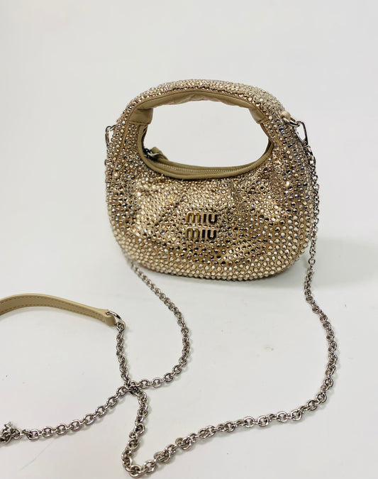 Miu Miu crystal wander bag