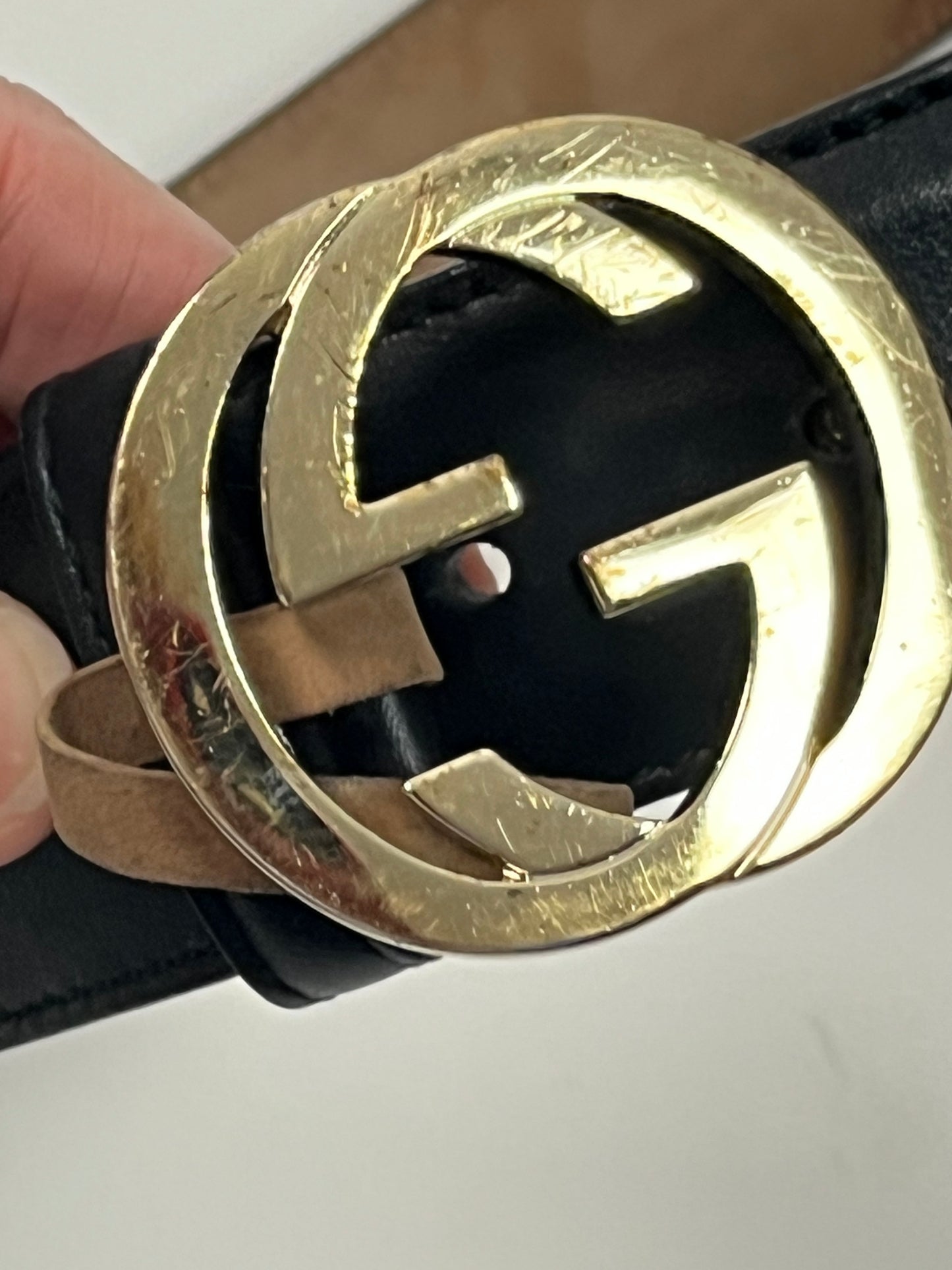 Gucci classic interlocking GG belt